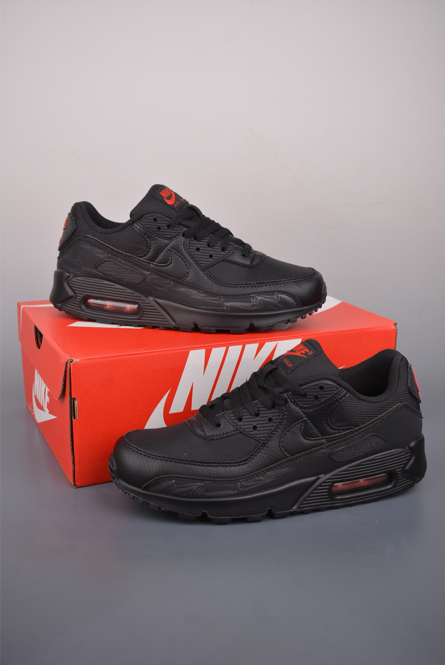 NIKE Air Max90 FUTURA 渠道原盒原标 经典拼接网面 DZ0504-003 NIKE Air Max90 FUTURA 渠道原盒原标 经典拼接网面 DZ0504-003