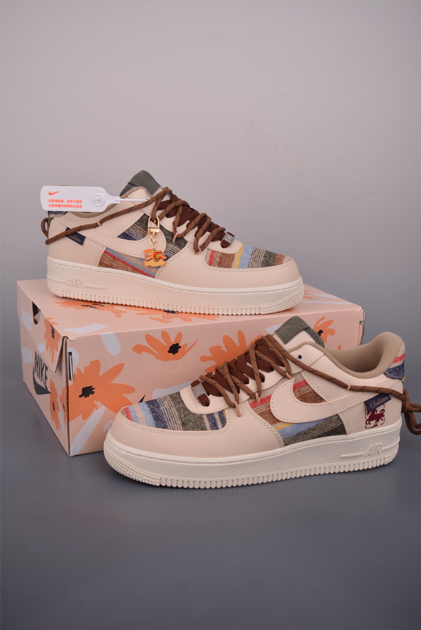 Nike Air Force 1 Low 焦糖小马 解构绑带 CW1186-230