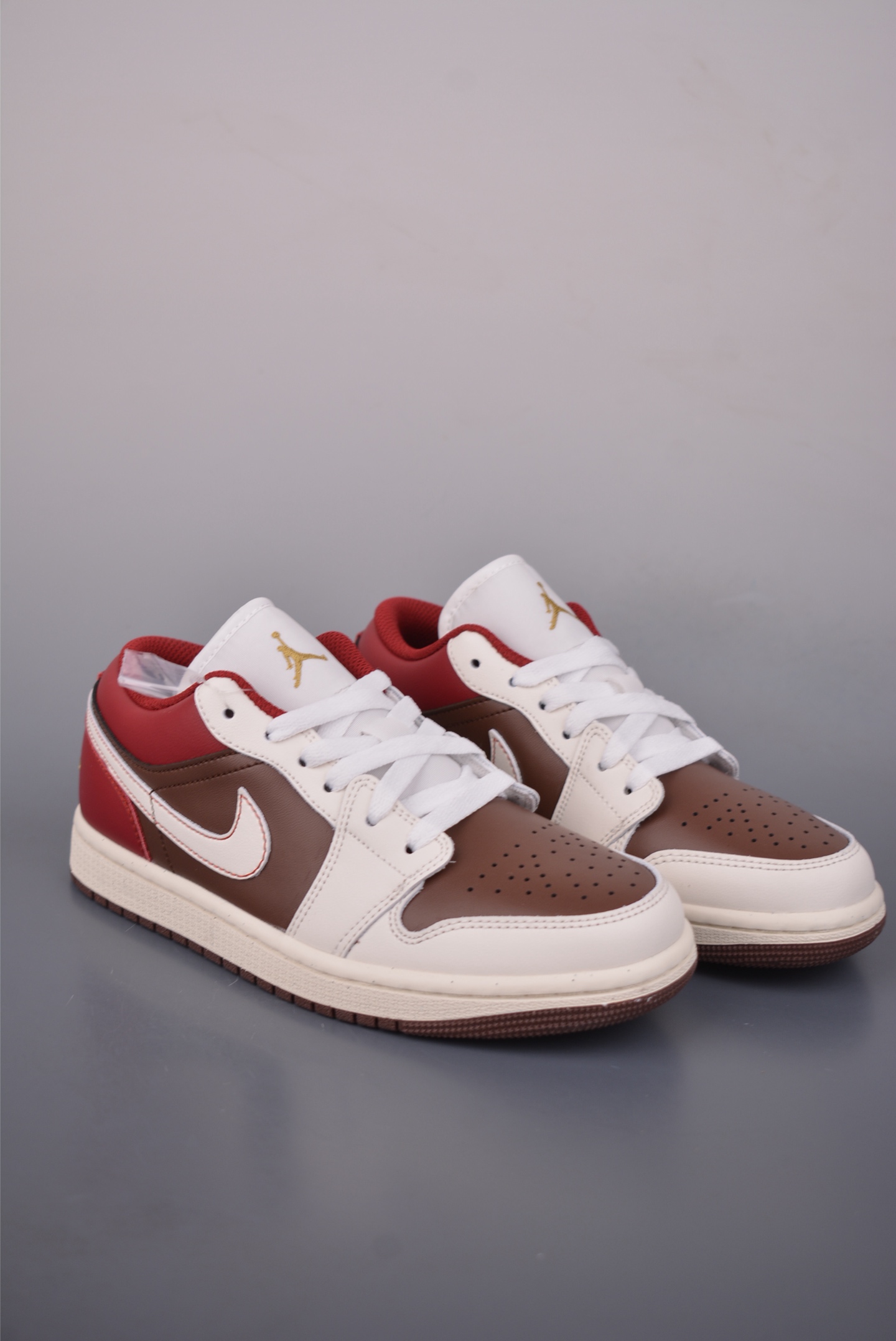 200 Air Jordan 1 Low CN新年白棕红 AJ1乔1低帮休闲板鞋 IR7600-211