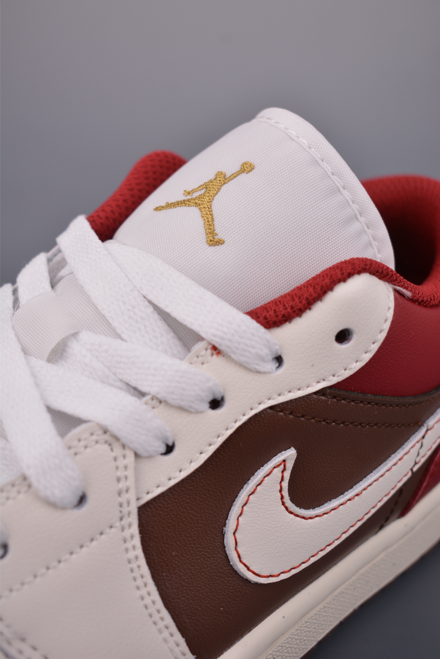 200 Air Jordan 1 Low CN新年白棕红 AJ1乔1低帮休闲板鞋 IR7600-211