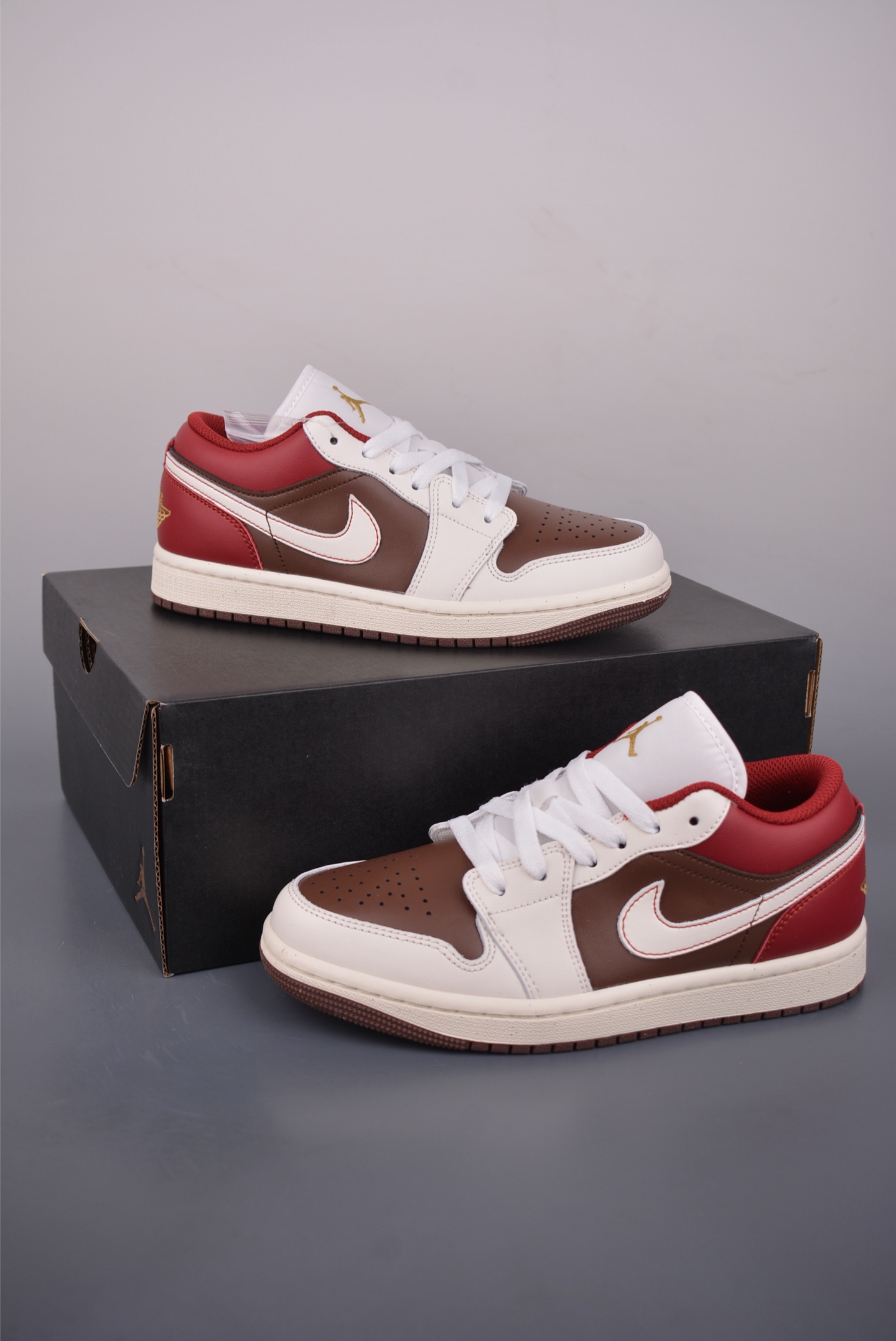 200 Air Jordan 1 Low CN新年白棕红 AJ1乔1低帮休闲板鞋 IR7600-211