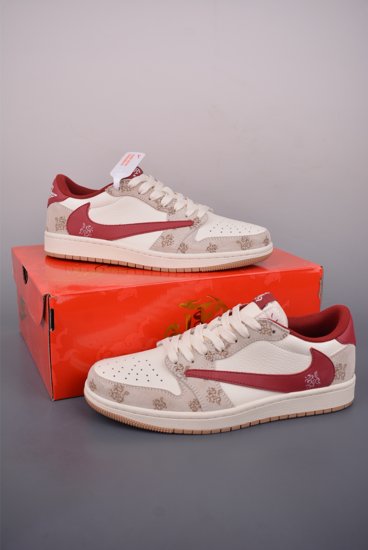 280 Fragment x Travis Scott x 马年限定 Air Jordan 1 Low 三方联名倒钩 DF619-005-Chinese UA Cheap High Quatity Brand Clothes Bags handbags Sneakers wholesale wholesaler seller from China Factory suppliers Fashion Clothing Shoes best Quality Beautiful Price 280 Fragment x Travis Scott x 马年限定 Air Jordan 1 Low 三方联名倒钩 DF619-005