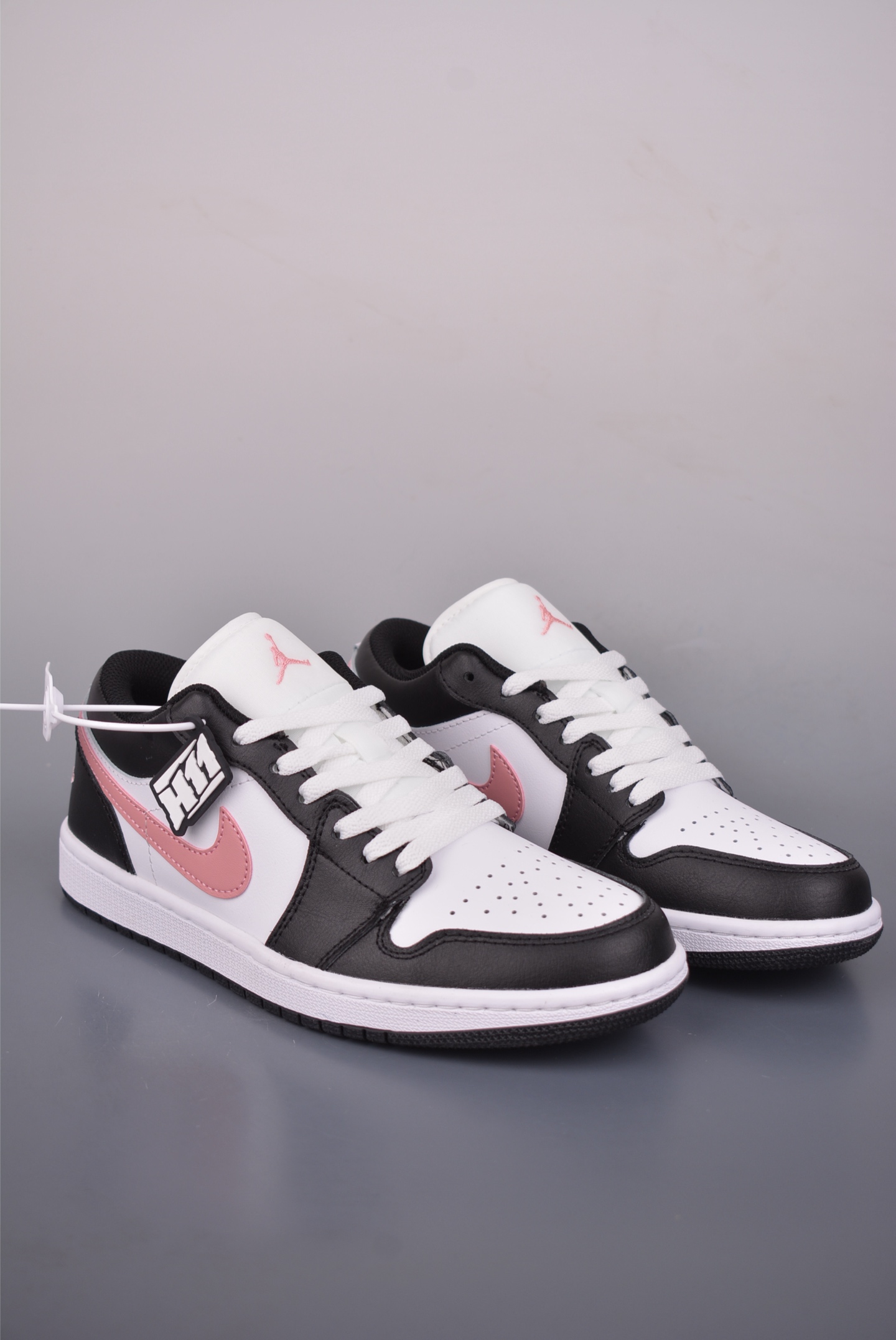 200 Air Jordan 1 Low 黑粉 AJ1乔1低帮休闲板鞋 553558-165