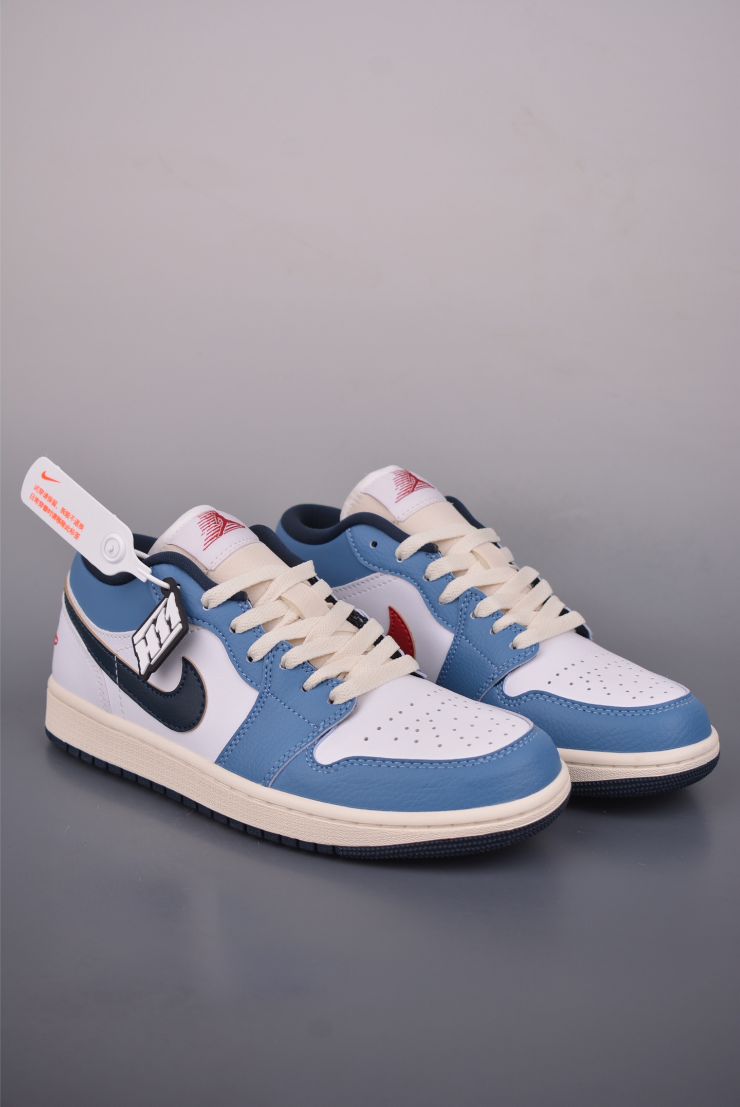 Air Jordan 1 Low 白蓝红 AJ1乔1低帮休闲板鞋 HM3711-144