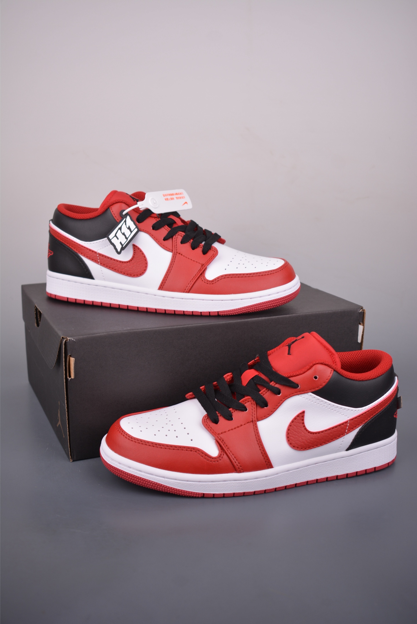 200 Air Jordan 1 Low 红白黑 AJ1乔1低帮休闲板鞋 553558-163