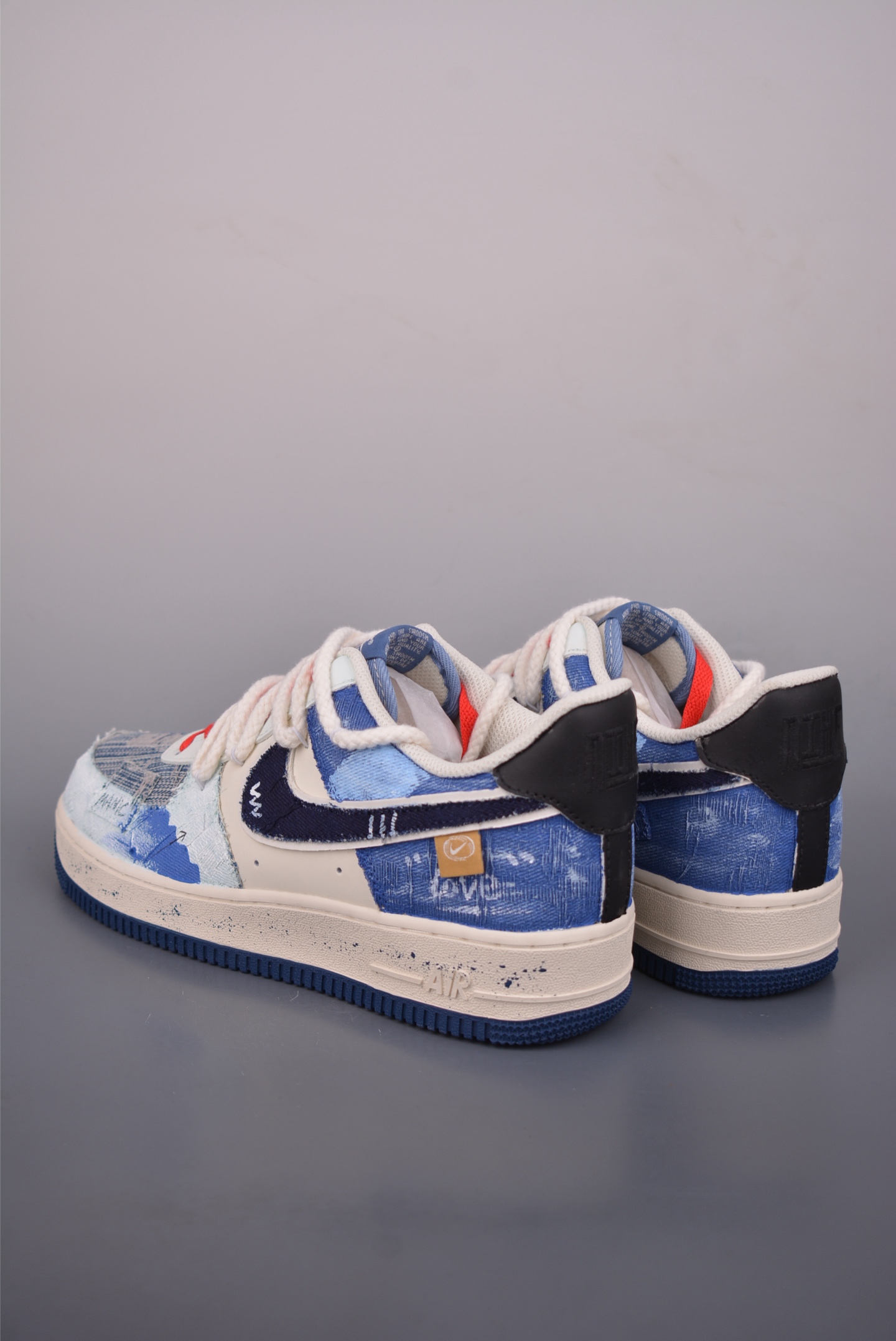 Nike Air Force 1 Low 蓝染爱意 解构绑带 FB0607-707-Chinese wholesaler seller Clothes Bags handbags wholesale Shoes High Quatity wholesaler seller Cheap Sneakers from China Factory Chinese suppliers china wholesale clothing wholesaler seller Nike Air Force 1 Low 蓝染爱意 解构绑带 FB0607-707