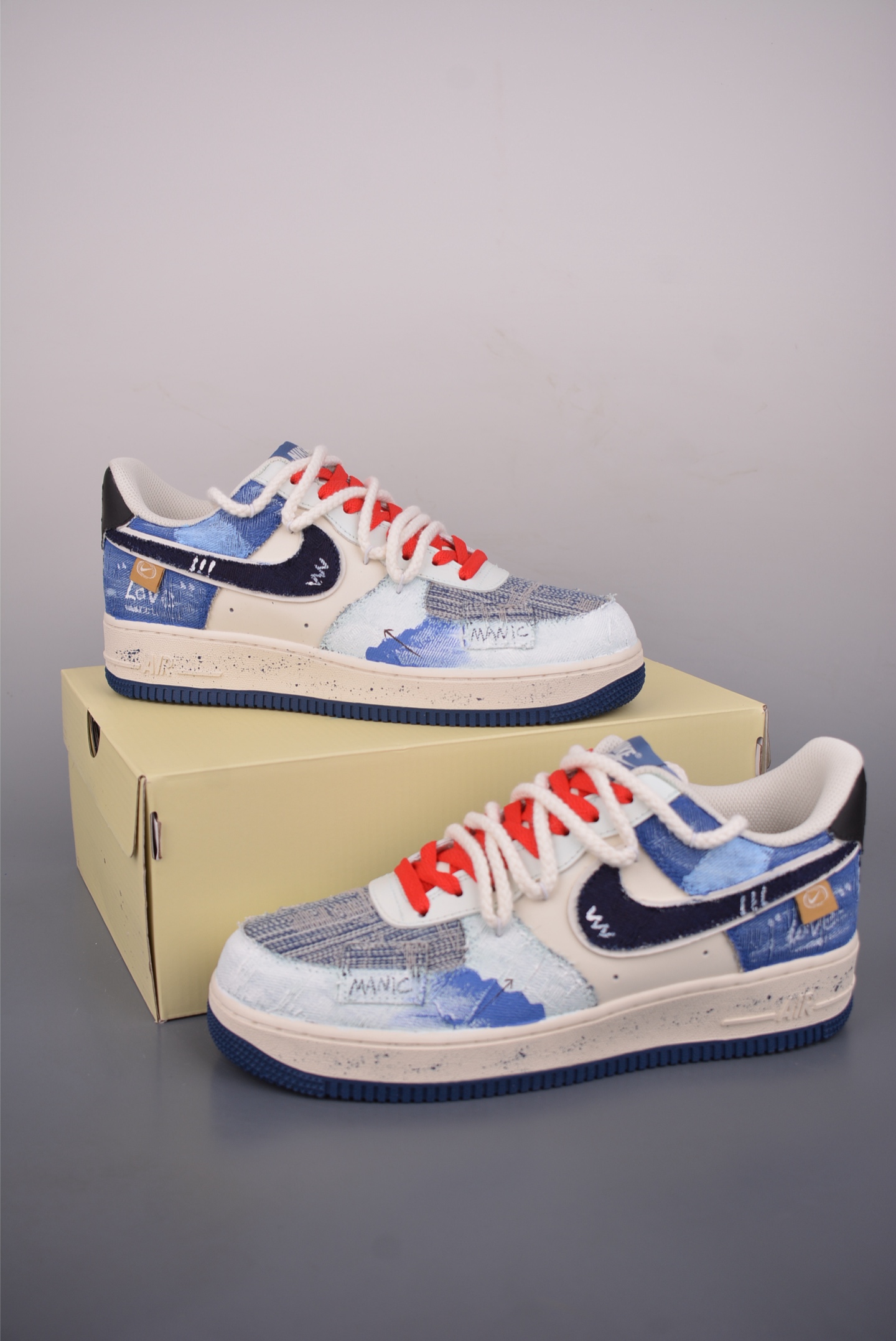 Nike Air Force 1 Low 蓝染爱意 解构绑带 FB0607-707-Chinese wholesaler seller Clothes Bags handbags wholesale Shoes High Quatity wholesaler seller Cheap Sneakers from China Factory Chinese suppliers china wholesale clothing wholesaler seller Nike Air Force 1 Low 蓝染爱意 解构绑带 FB0607-707