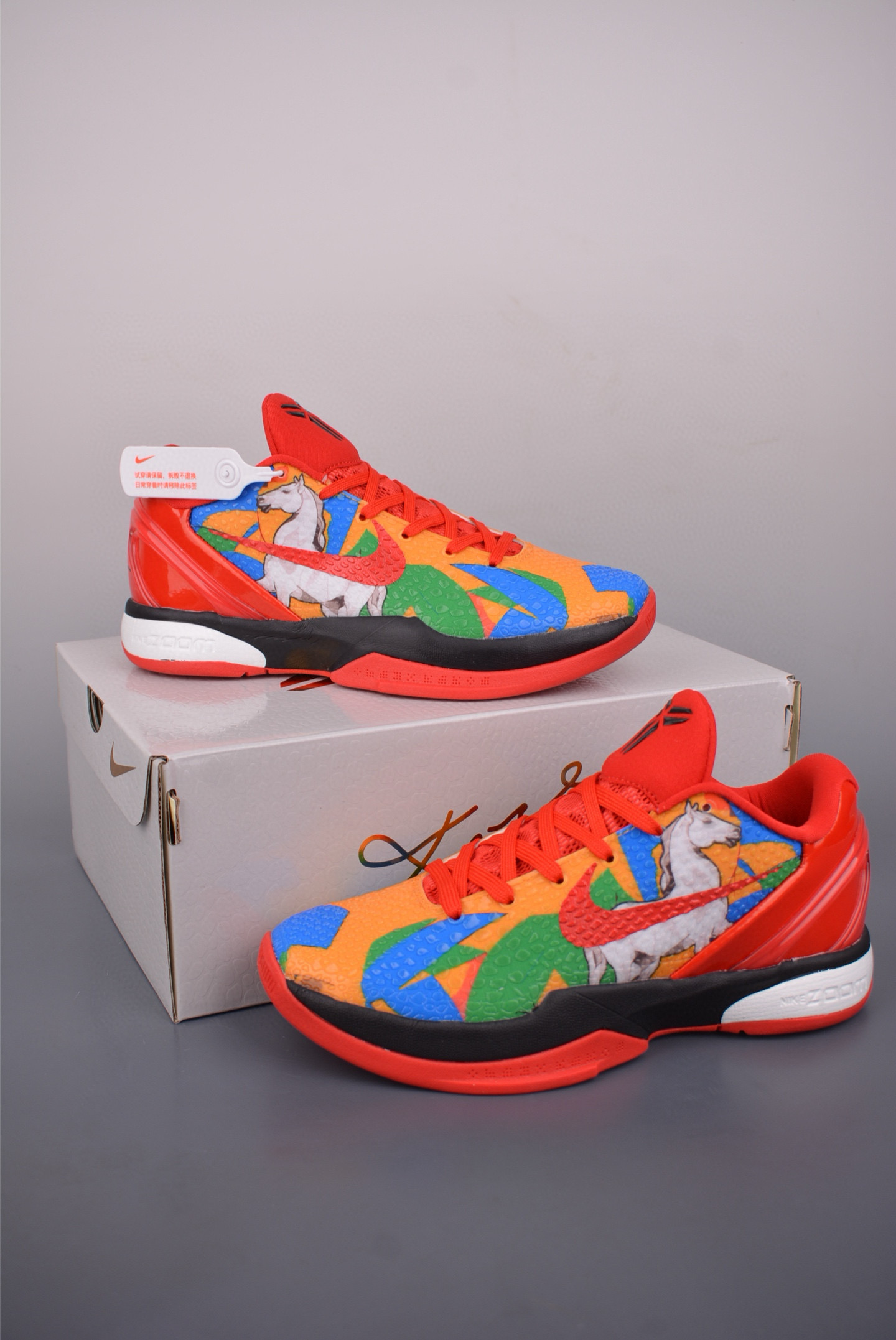 360 Nike Zoom Kobe VI 马年限定 CNY新年款 科比6代 低帮复刻实战运动低帮文化篮球鞋 CW2190-030-Chinese UA Cheap High Quatity Brand Clothes Bags handbags Sneakers wholesale wholesaler seller from China Factory suppliers Fashion Clothing Shoes best Quality Beautiful Price 360 Nike Zoom Kobe VI 马年限定 CNY新年款 科比6代 低帮复刻实战运动低帮文化篮球鞋 CW2190-030