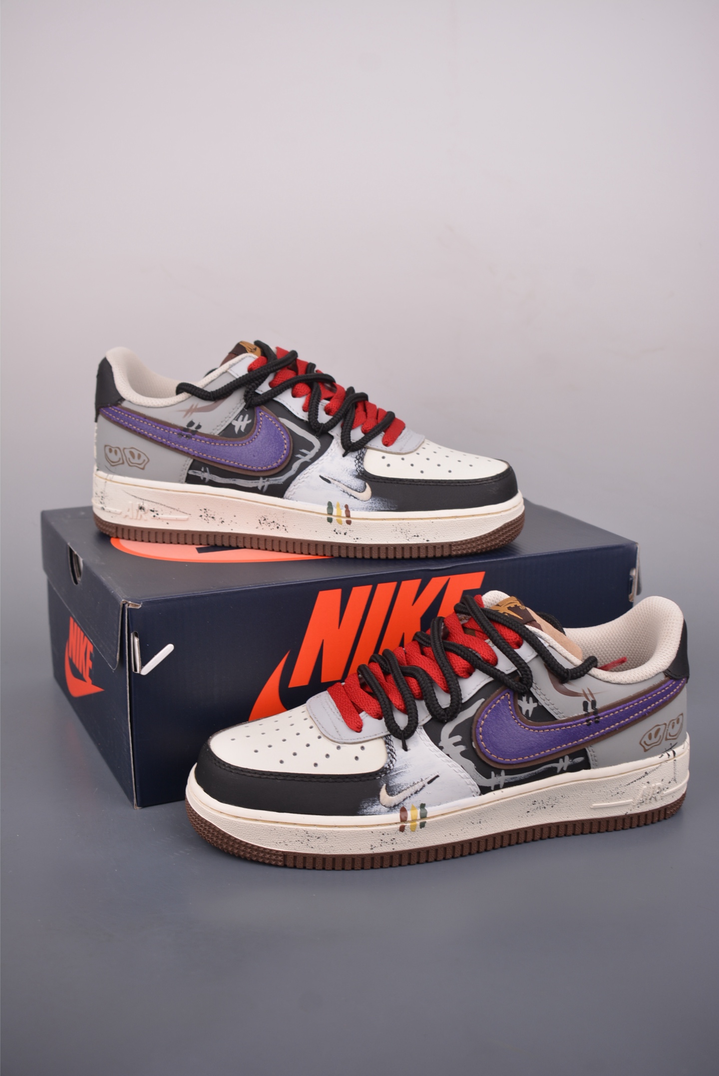 260 Nike Air Force 1 Low 破戒涂鸦 解构绑带 LJ8822-121