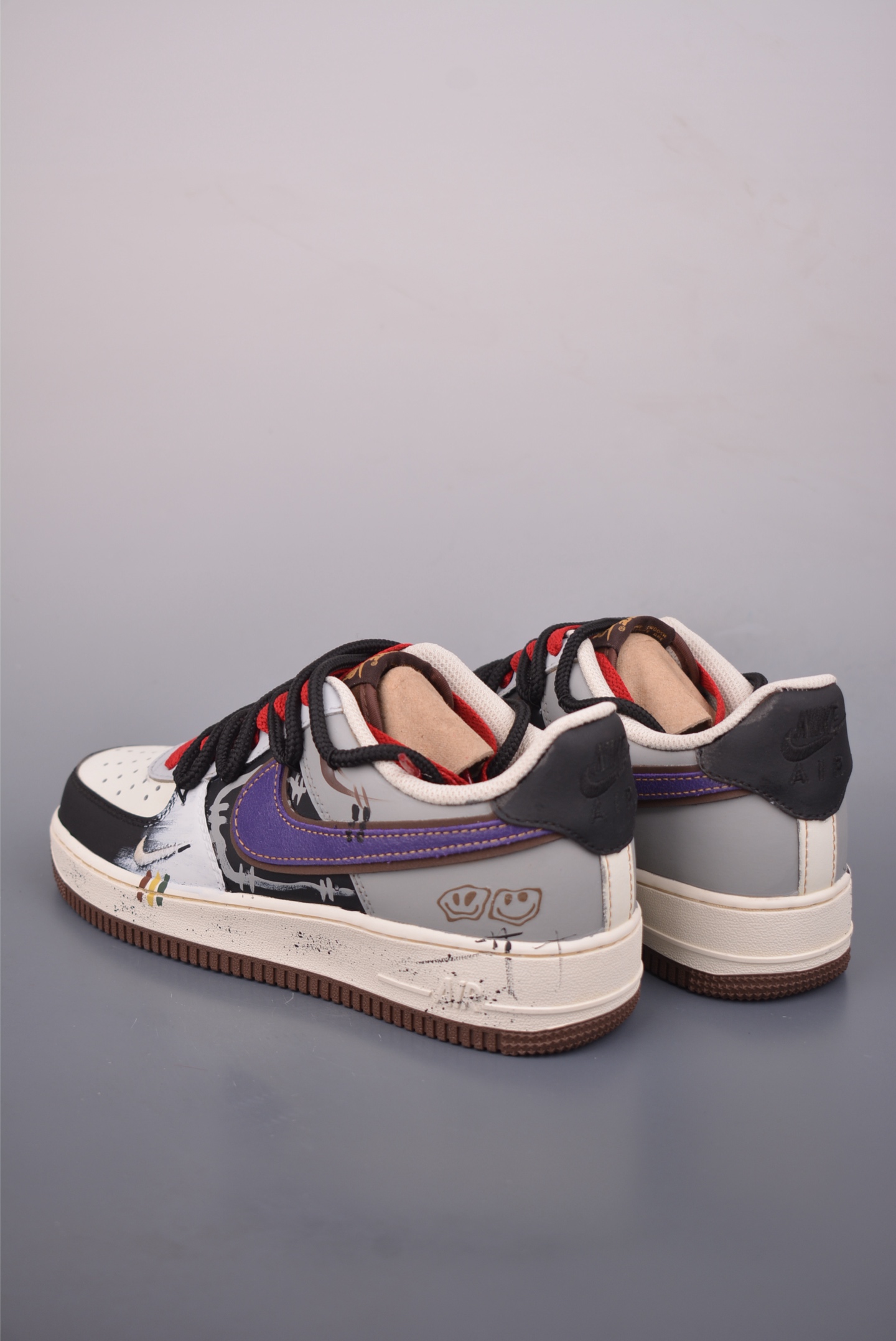 260 Nike Air Force 1 Low 破戒涂鸦 解构绑带 LJ8822-121