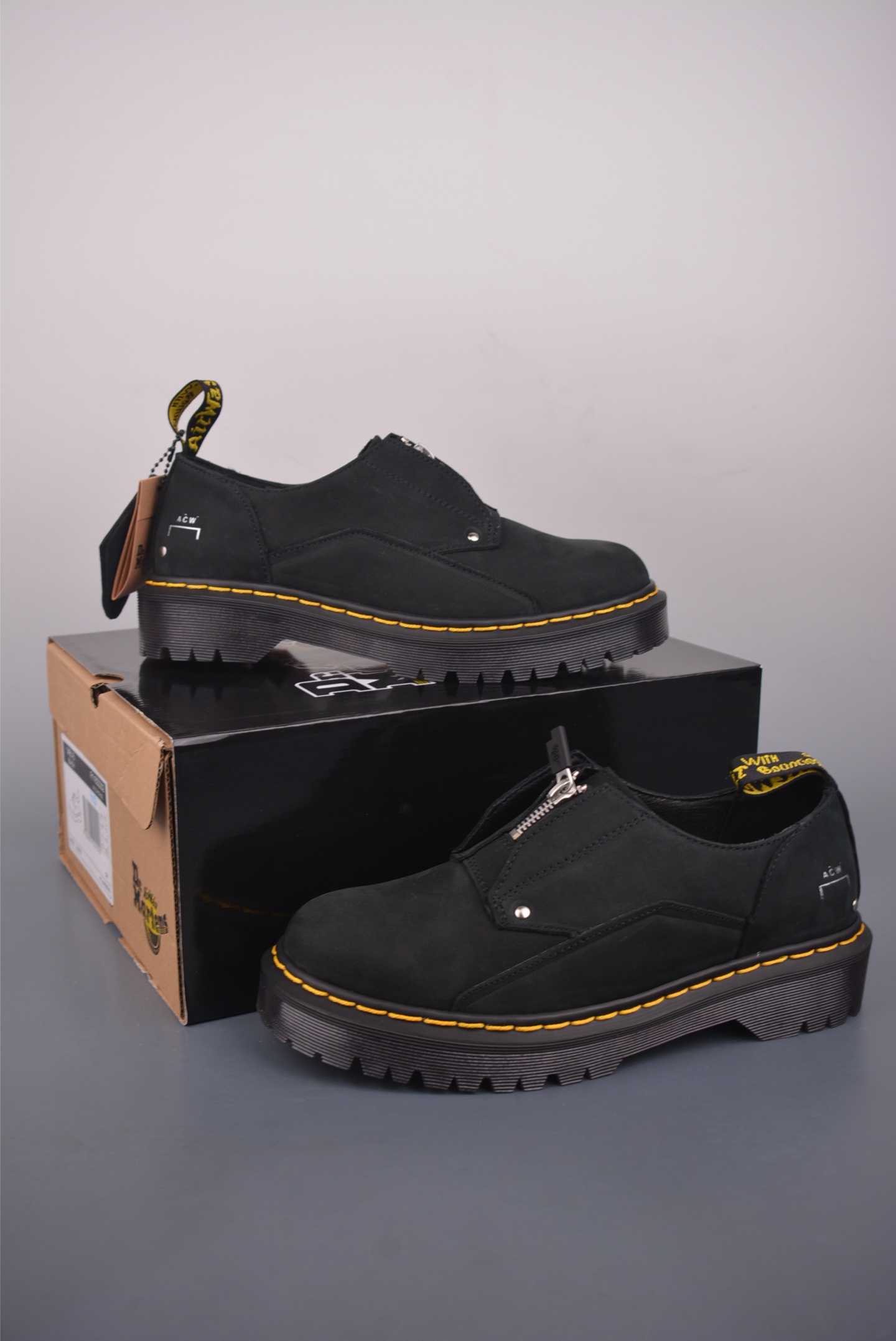 Dr.martens马汀博士 Martens 1461 Smooth Leather Platform系列 松糕高帮英伦骑士朋克复古机车厚底粗跟马丁靴 R11822302