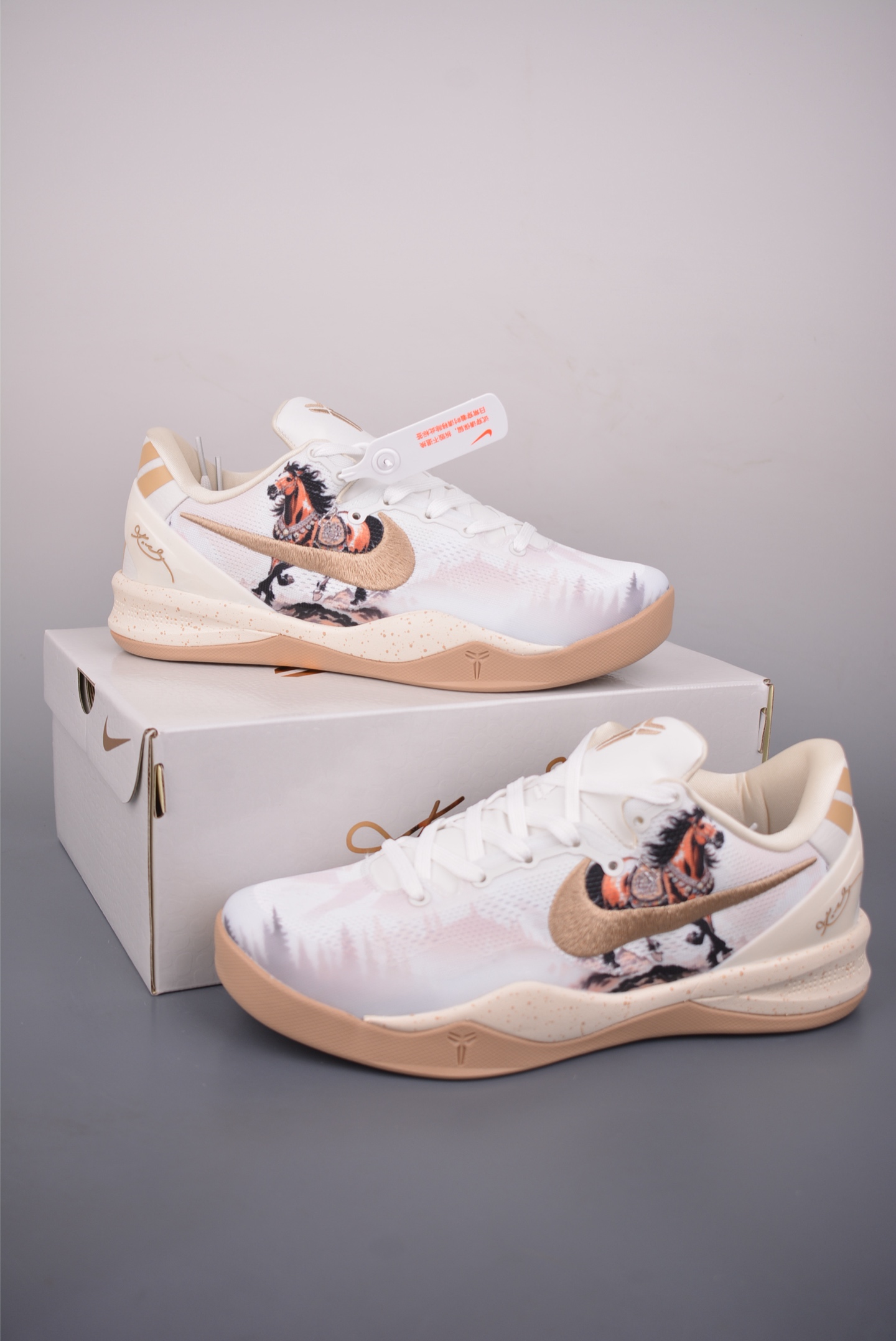 Nike Zoom Kobe VIII 马年限定 CNY新年款 低帮复刻实战运动低帮文化篮球鞋 HF2793-017