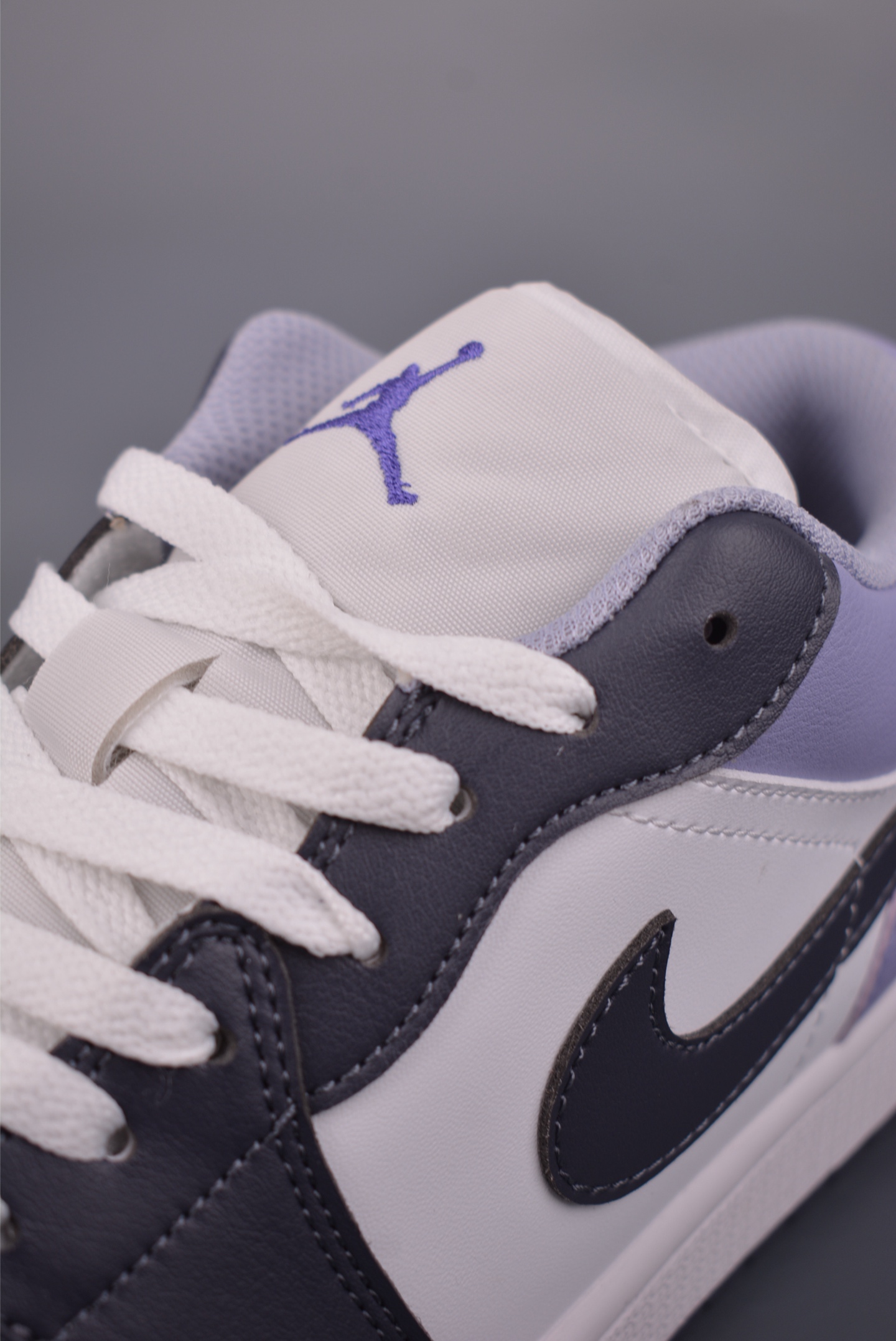 180 Air Jordan 1 Low 白紫 AJ1乔1低帮休闲板鞋 553558-145