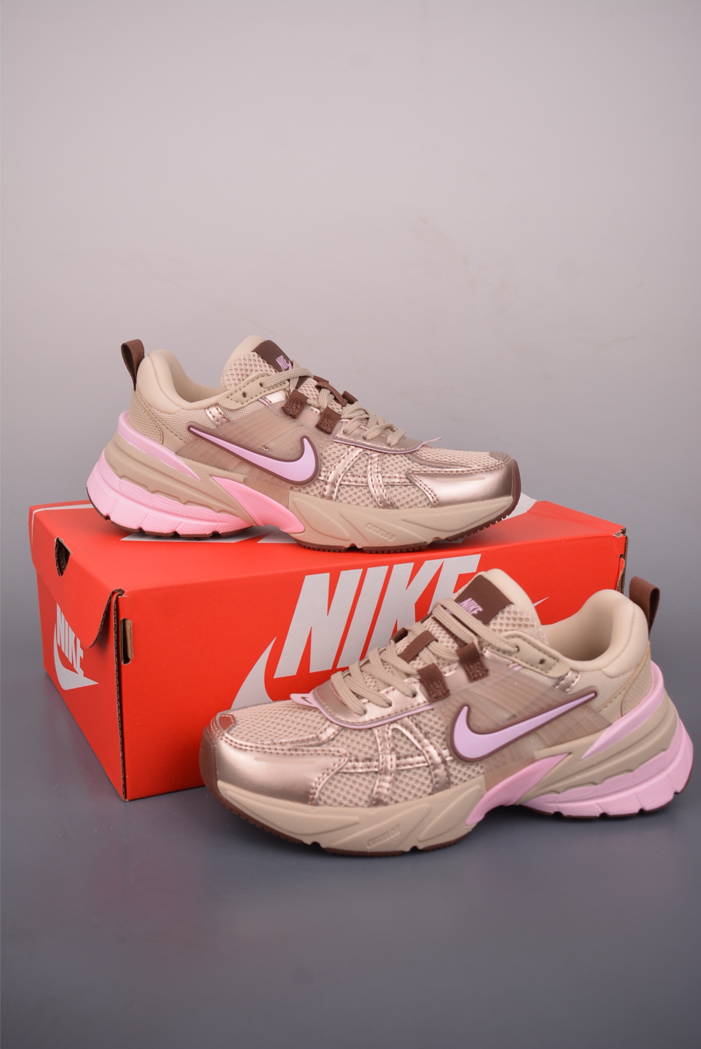 NIKE V2K Runtekk 版本 减震防滑复古低帮跑步鞋 FD0736-115