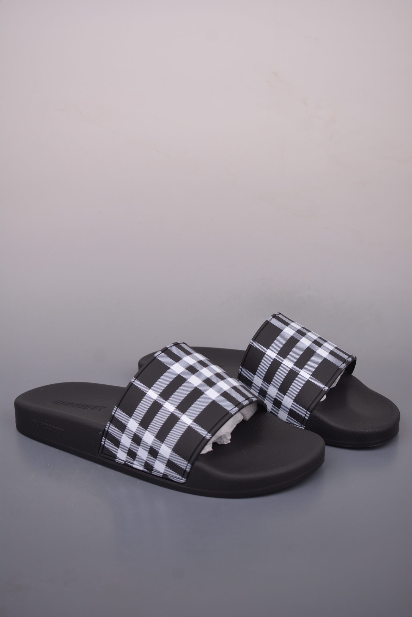 Burberry Vintage 巴宝莉拖鞋 夏季新款经典格纹拖鞋复古格纹拖鞋 BU2025