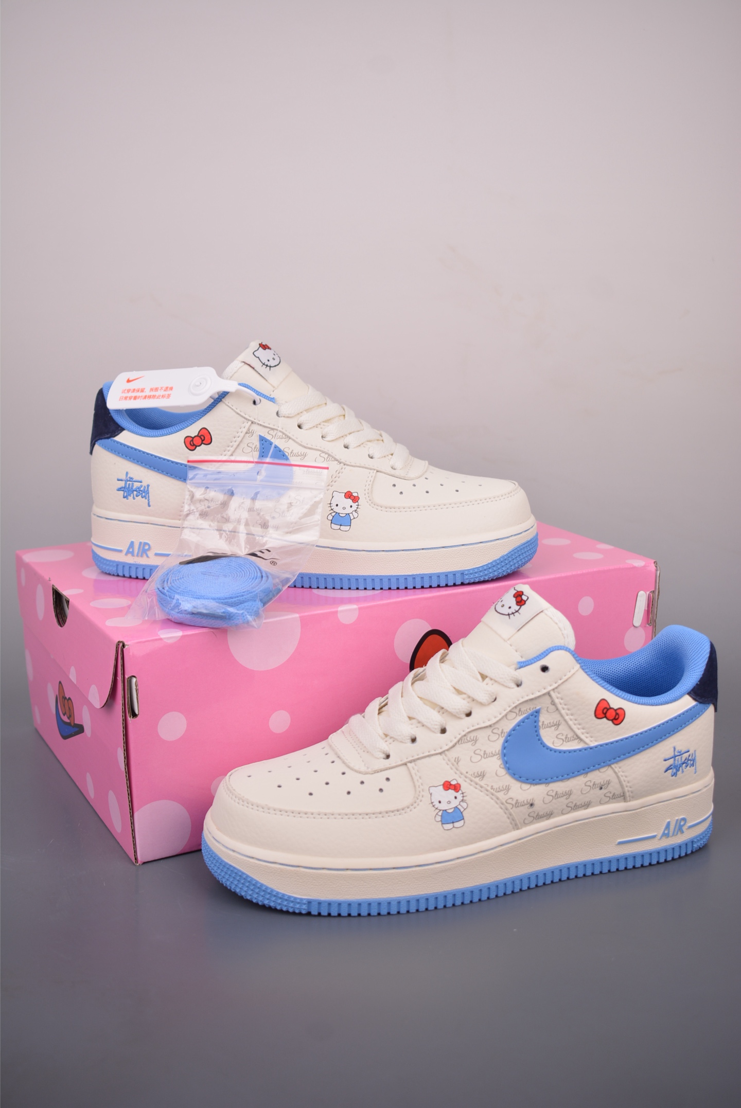 Nike Air Force 1 Low Hello Kitty联名 QZ6683-901-Top High Quatity Cheap Sneakers Fashion Clothing Clothes Bags handbags Shoes of all Brand wholesale With The best Quality And Beautiful Price from China Factory Chinese suppliers wholesaler seller Nike Air Force 1 Low Hello Kitty联名 QZ6683-901