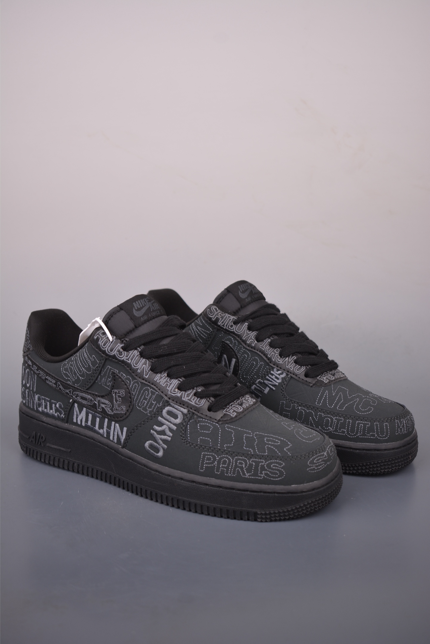 Nike Air Force 1 Low 灰黑字母 II1549-001