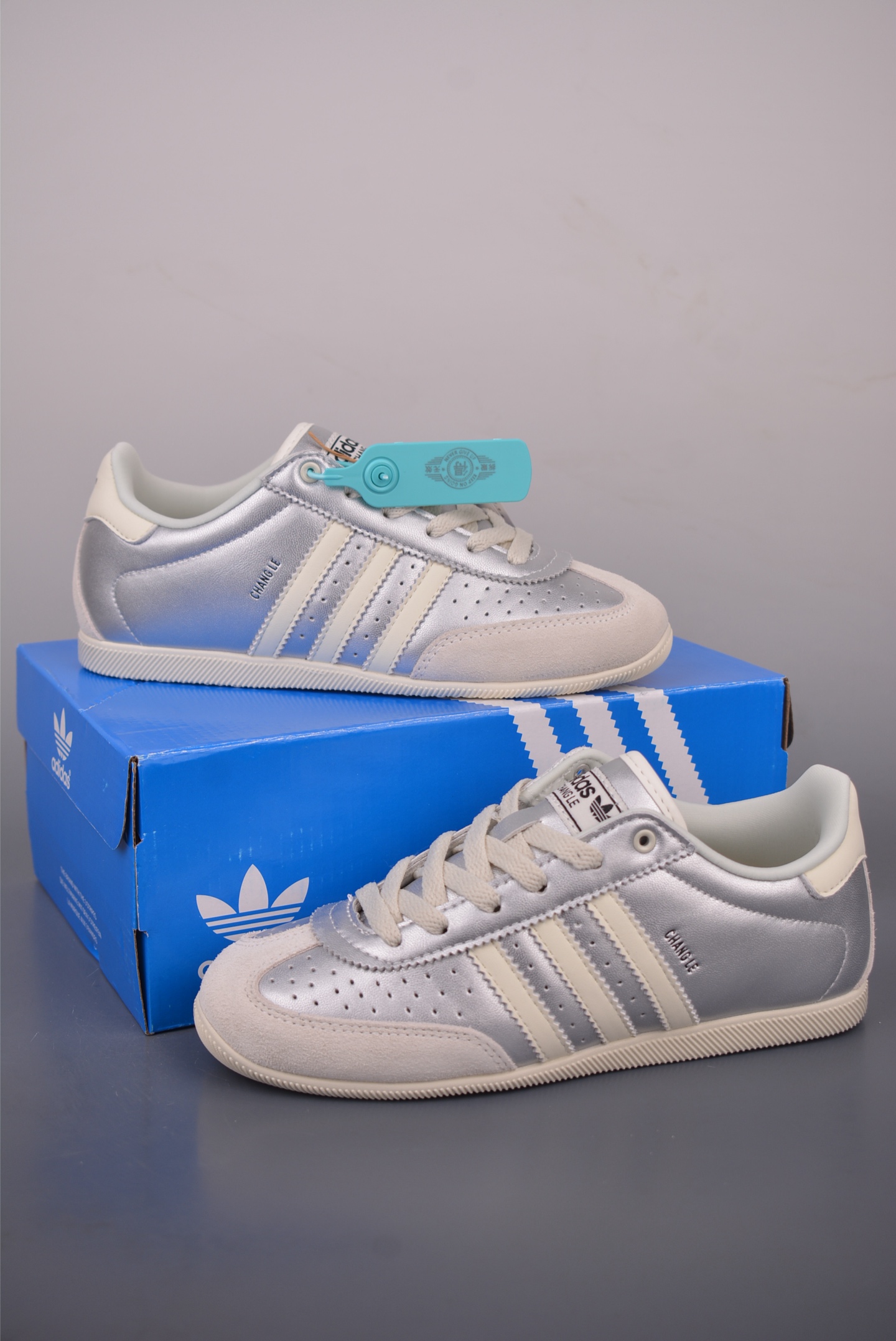 adidas阿迪达斯三叶草 T头鞋 CHANGLE 复古薄底经典运动鞋 KJ3962