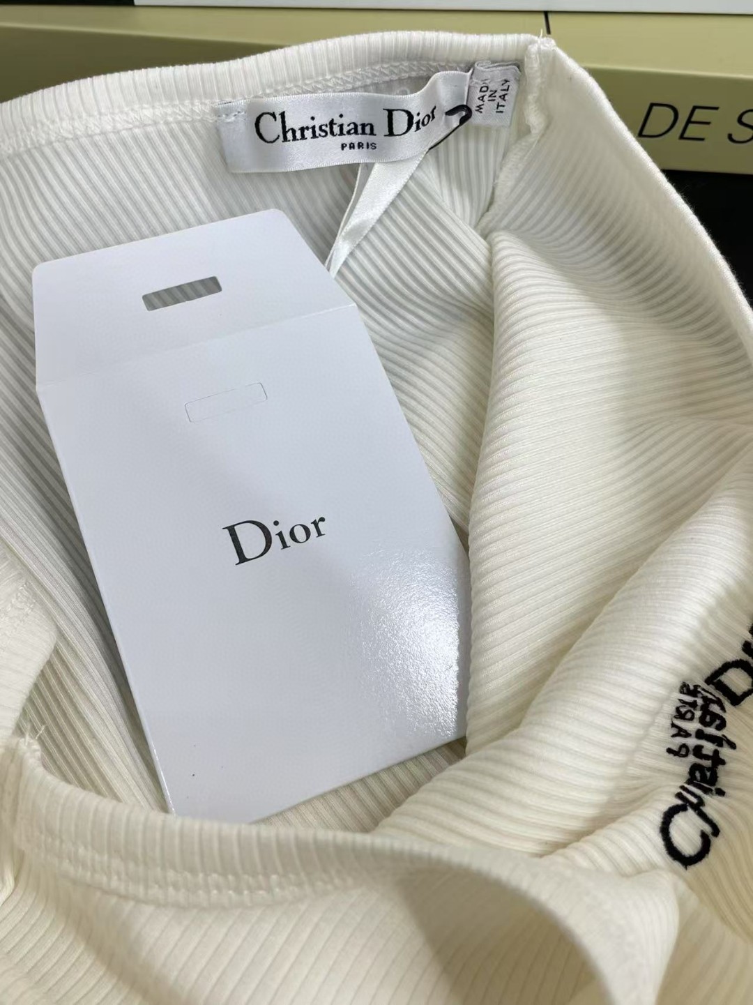 Dior Embroidered Letter Tank Top - Stylish and Comfortable Single Shoulder Vest 7 a1741969754039 2164