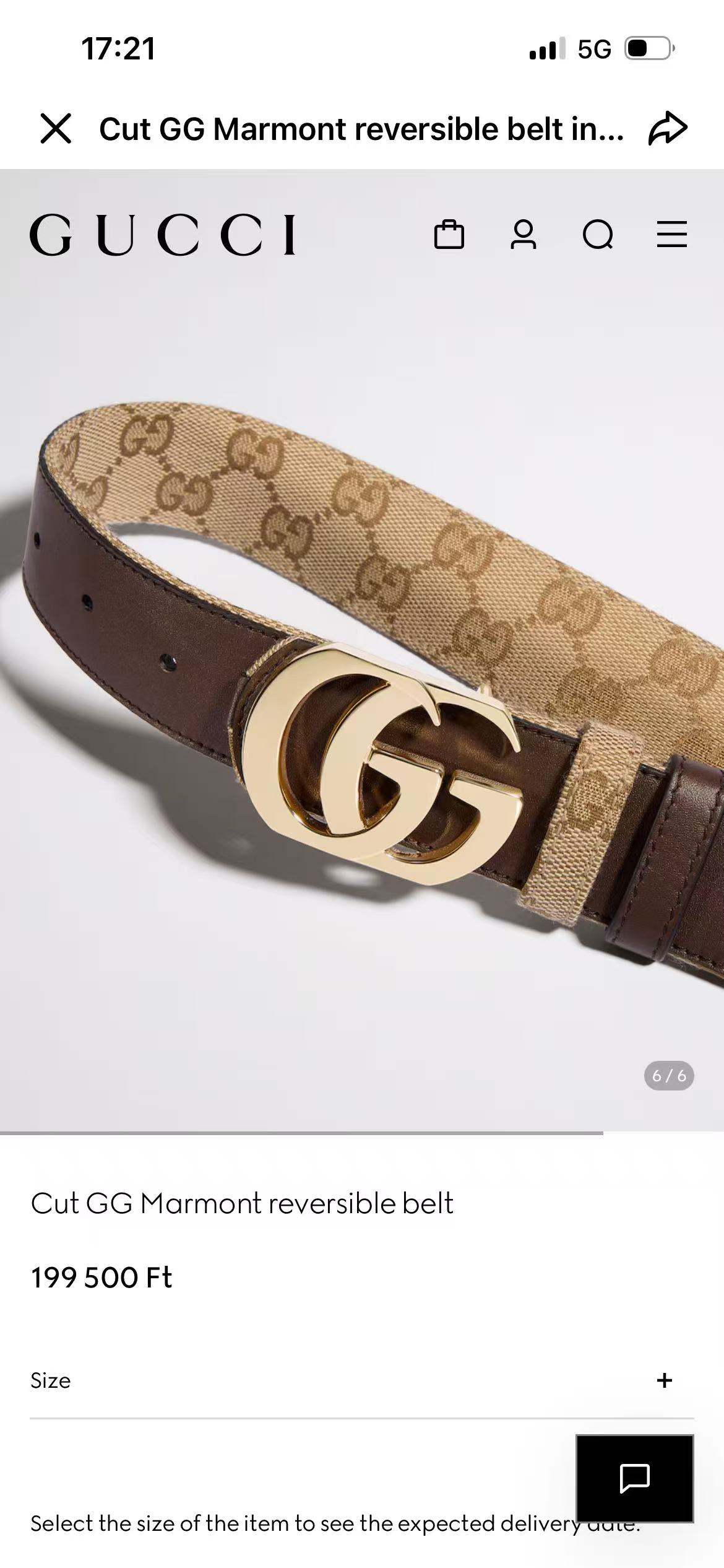 Gucci Primavera系列通过融合创新与务实的愿景，确立了廓形、质地与材质的新语汇。这款GG帆布腰带上饰有标志性