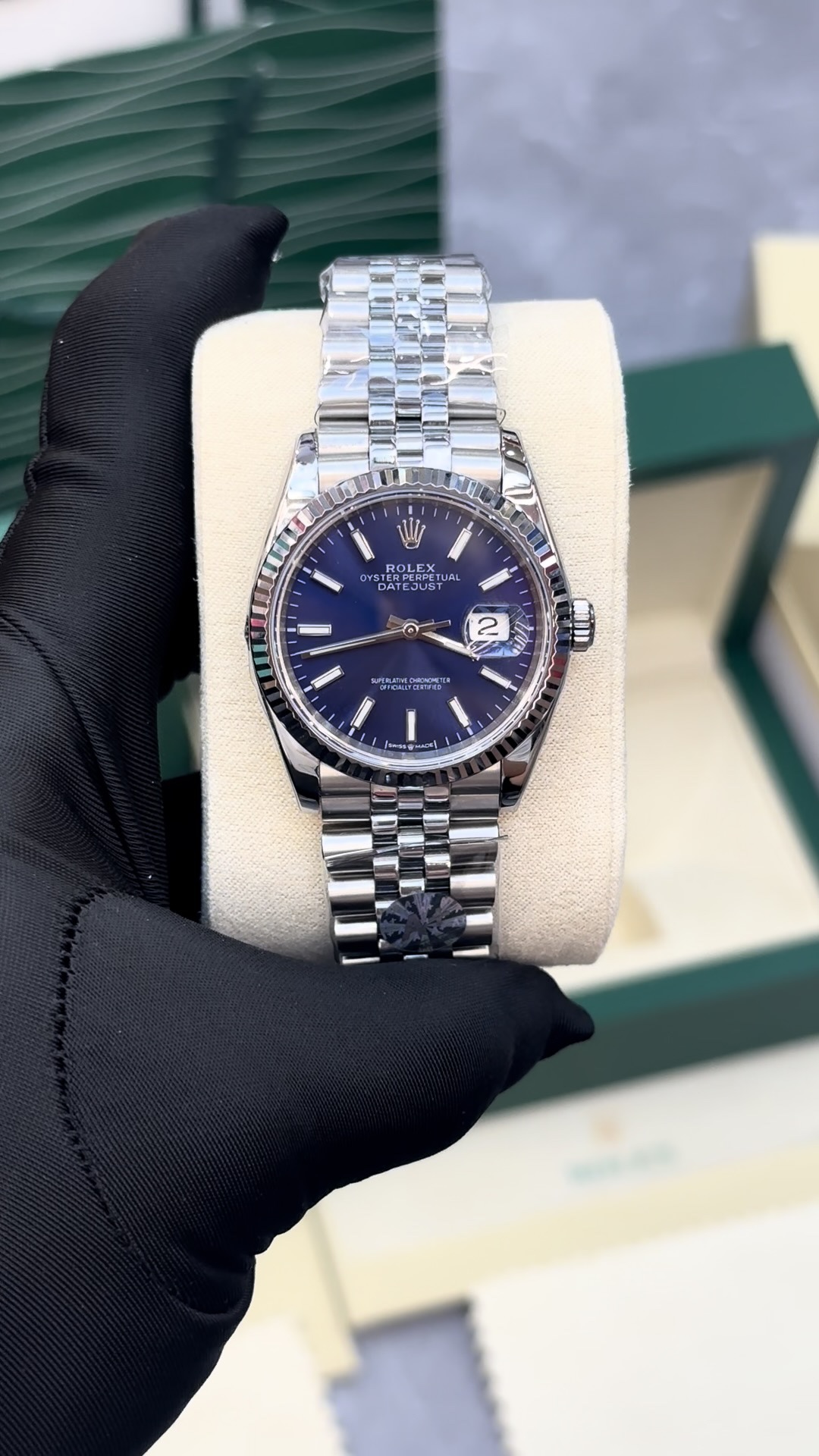 Rolex Journal: Top-String Automatic Meter, Model M126234-0017, Swiss 3235, $178020