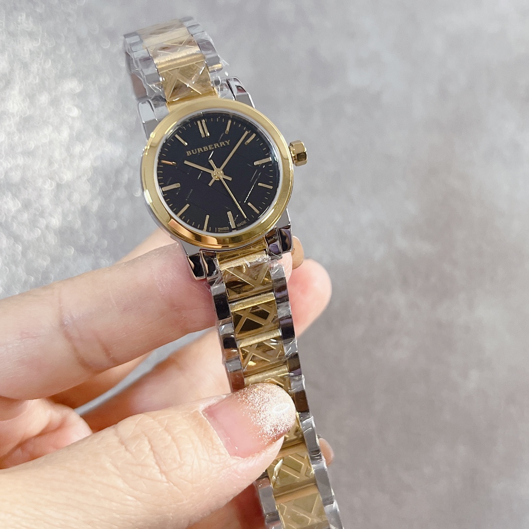 PABLO-BURBERRY Watch: British Fun, Elegance, Romance, Sport, Leisure Time, 26mm Size