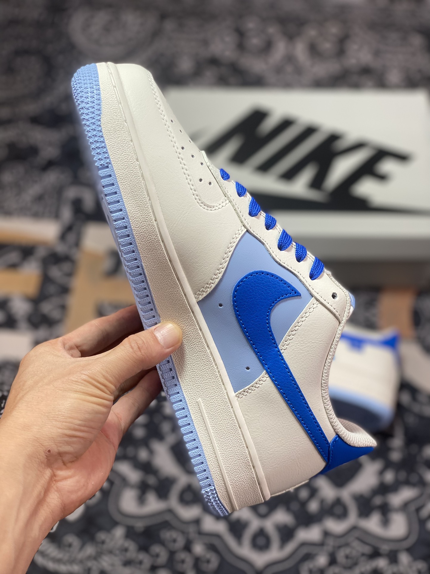 Air Force 1 '07 Low 白蓝拼接 DB3301-211