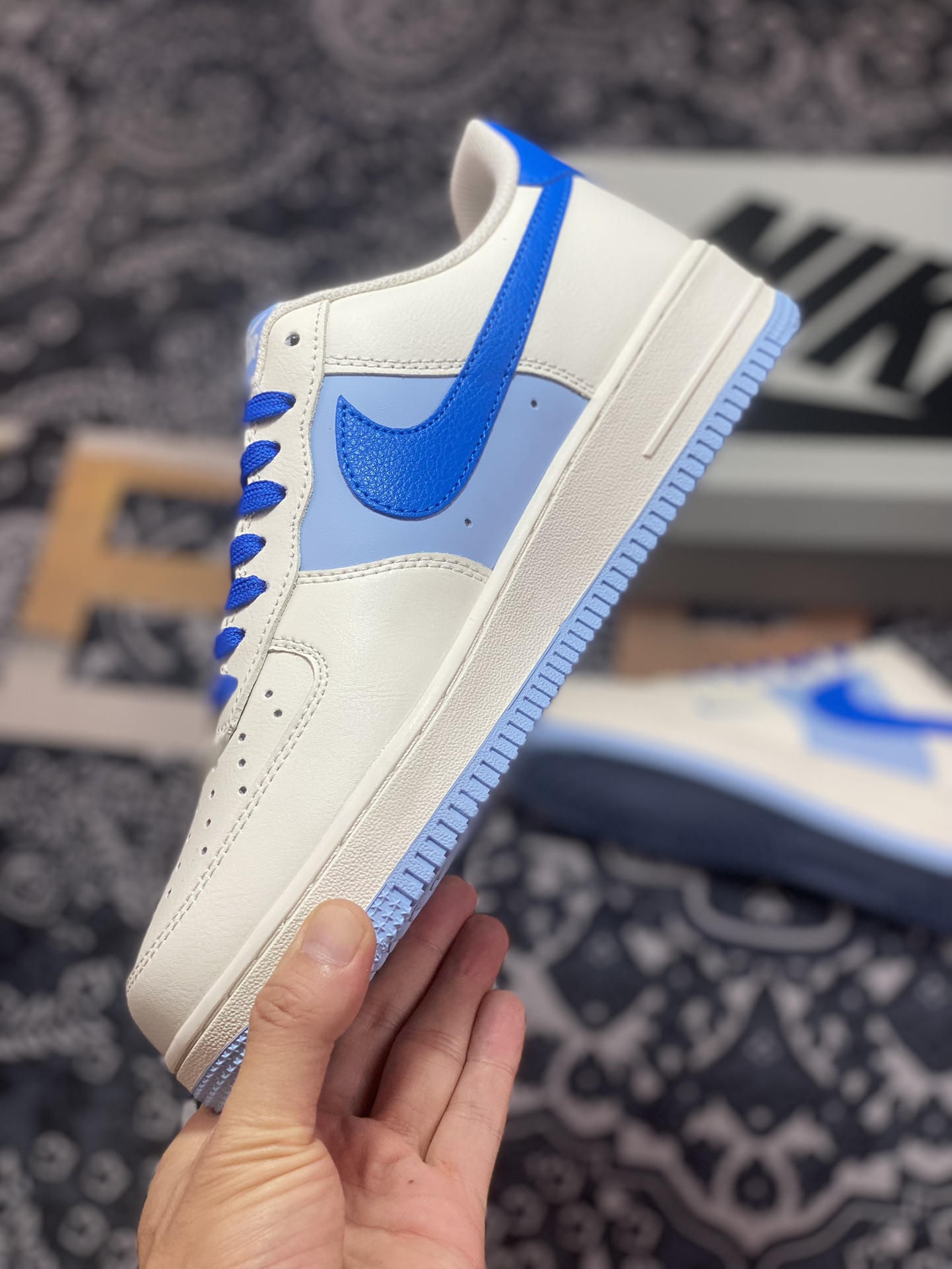 Air Force 1 '07 Low 白蓝拼接 DB3301-211