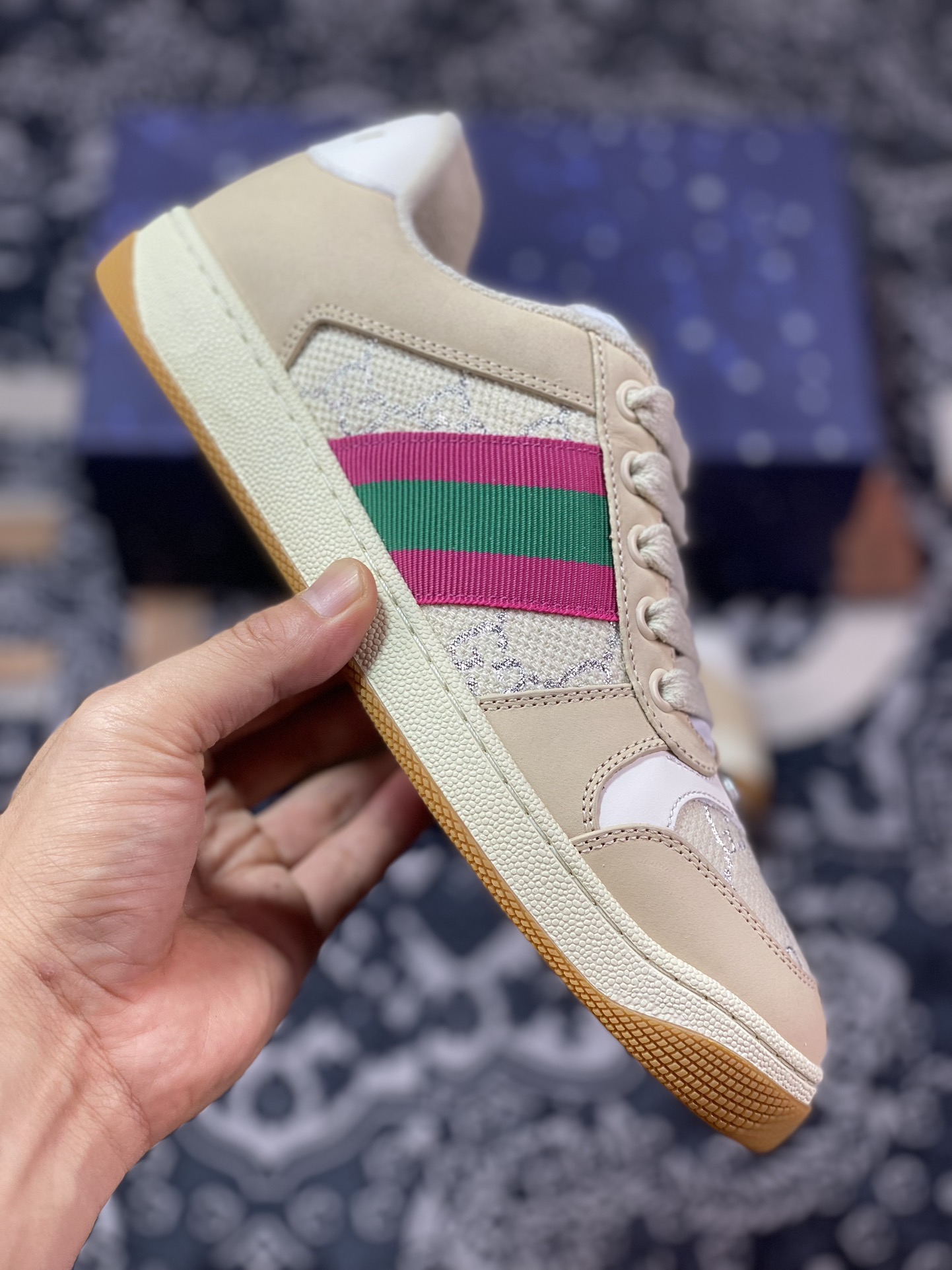 480 Gucci Distressed Screener sneaker古驰小脏鞋系列