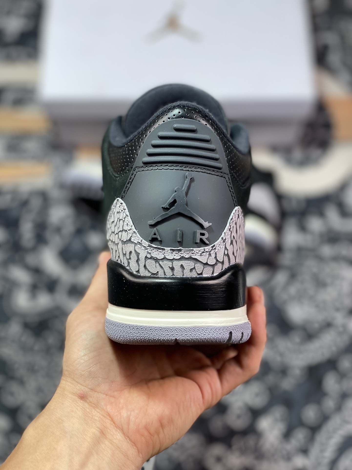 350  Air Jordan 3 Retro ”Off Noir” AJ3 乔3做旧黑水泥 CK9246-001