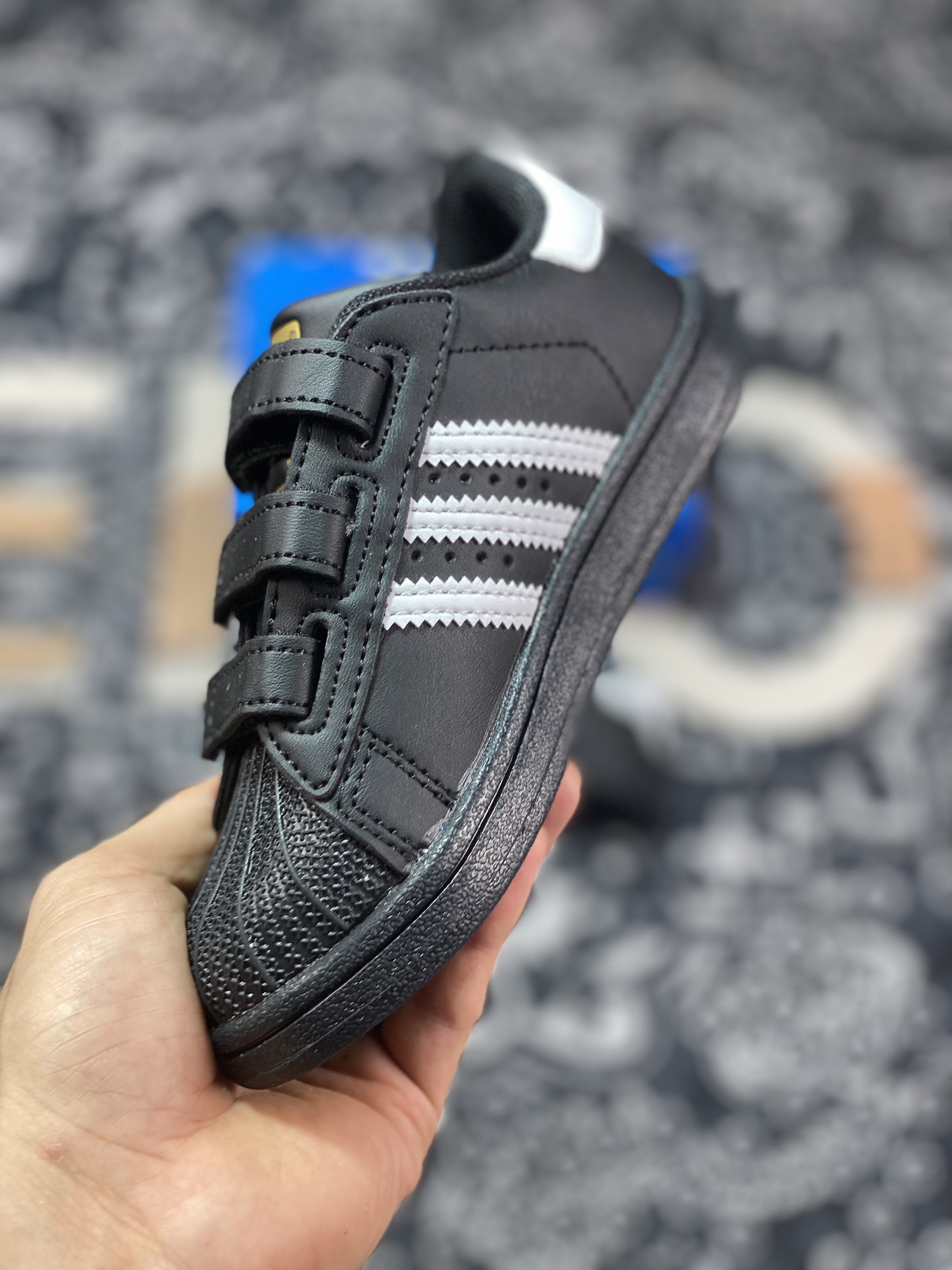 120 阿迪达斯Adidas三叶草Originals 'SUPERSTAR' Kids CFC贝壳头童鞋男