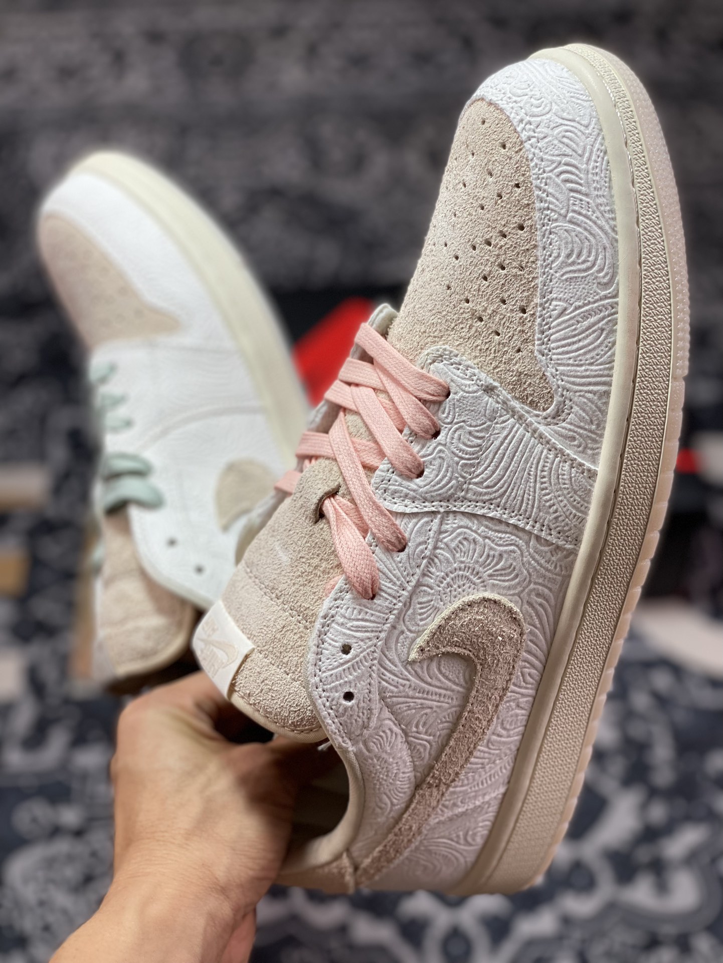 200 Air Jordan 1 Low AJ1 WH LV 乔1 低帮复古文化休闲运动篮球鞋 FZ0455-200