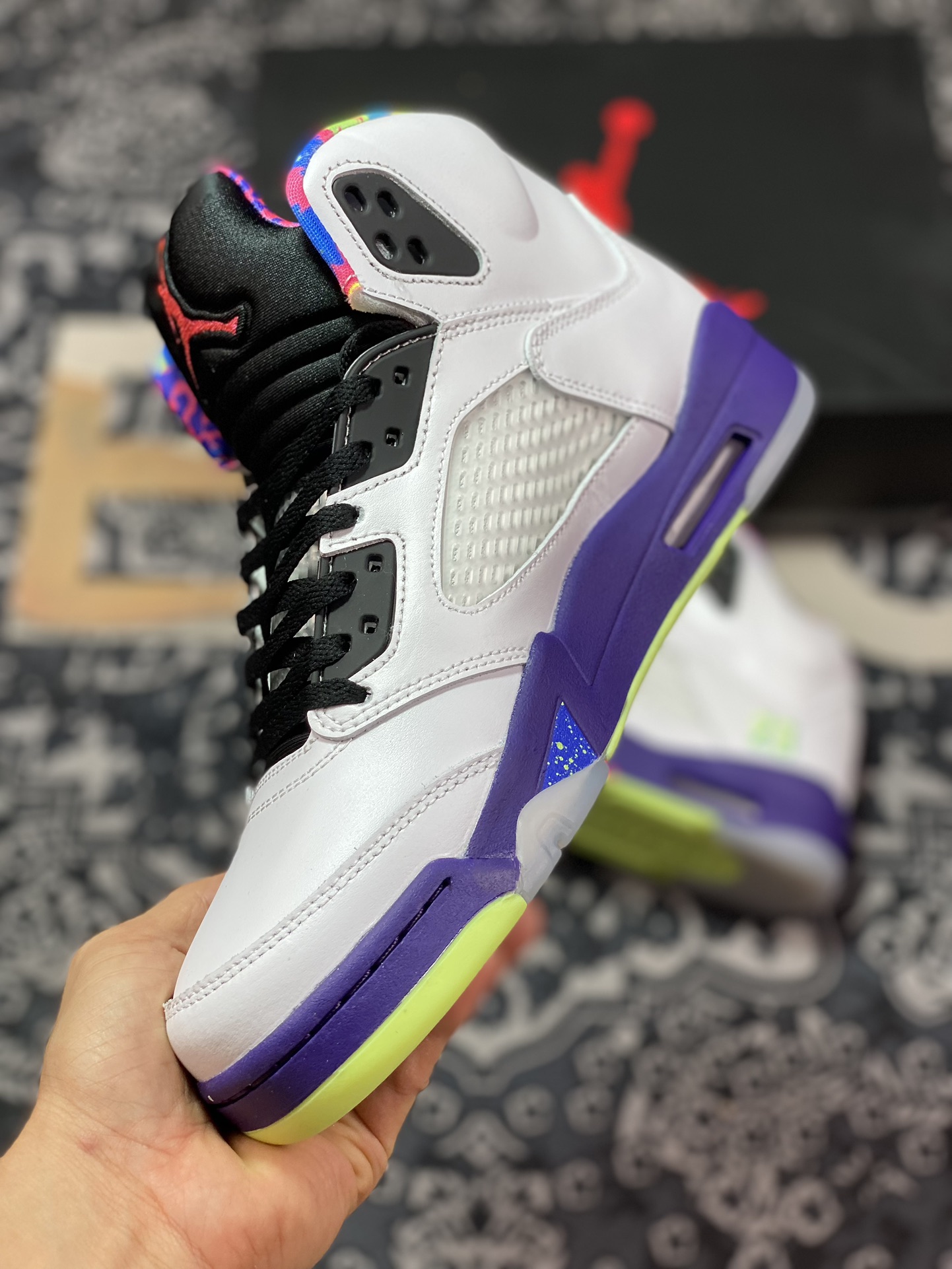 320 原厂级别Air Jordan 5 retro 白  DB3335-100