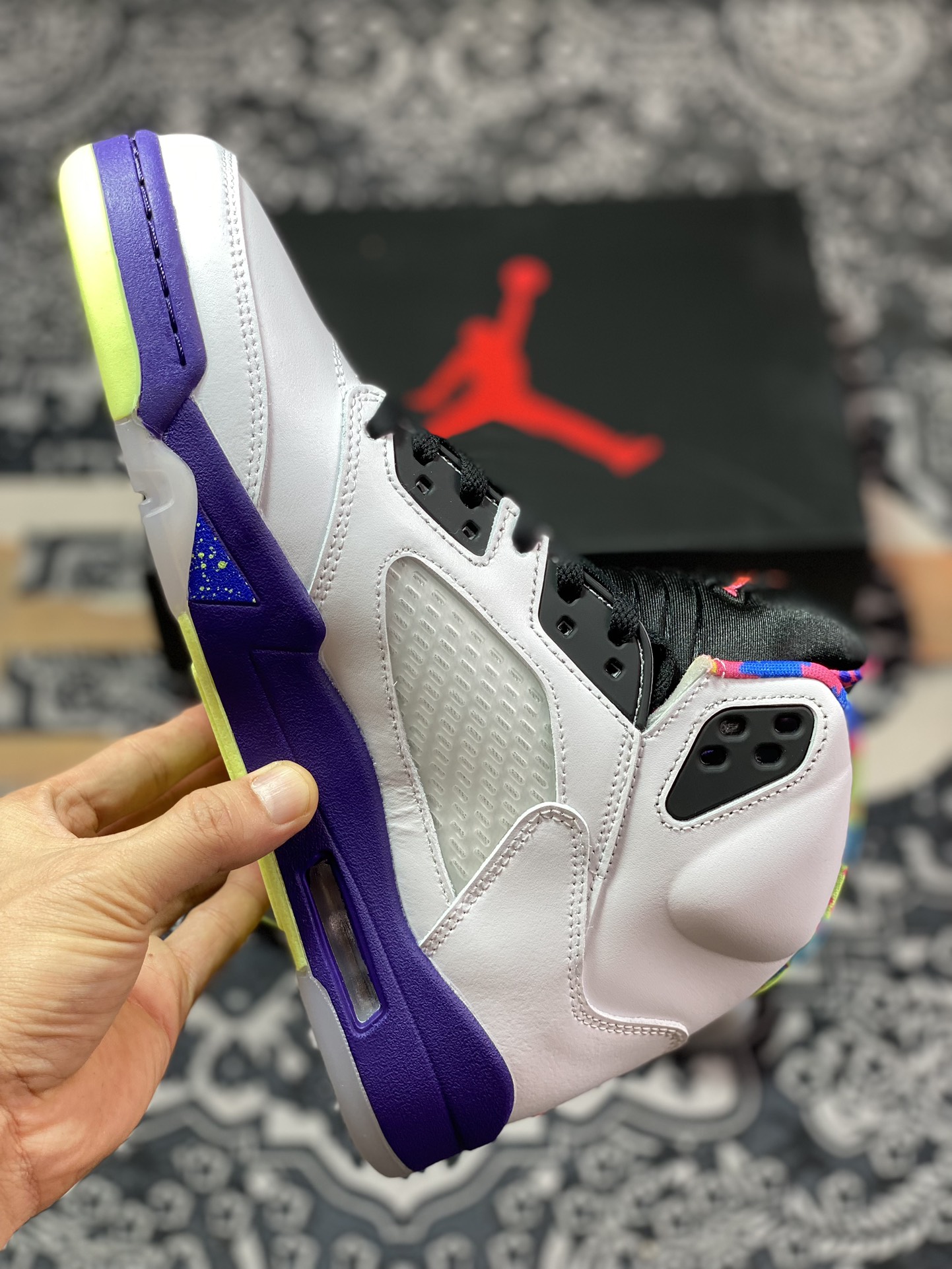 320 原厂级别Air Jordan 5 retro 白  DB3335-100