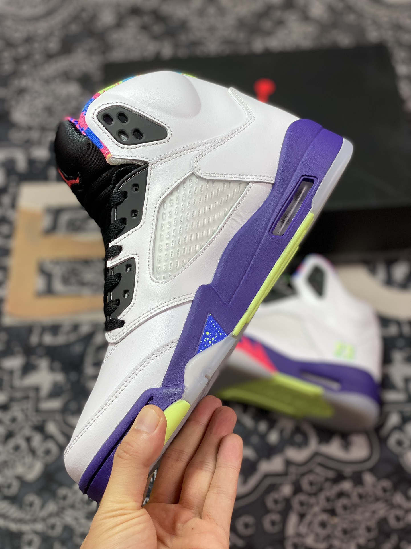 320 原厂级别Air Jordan 5 retro 白  DB3335-100