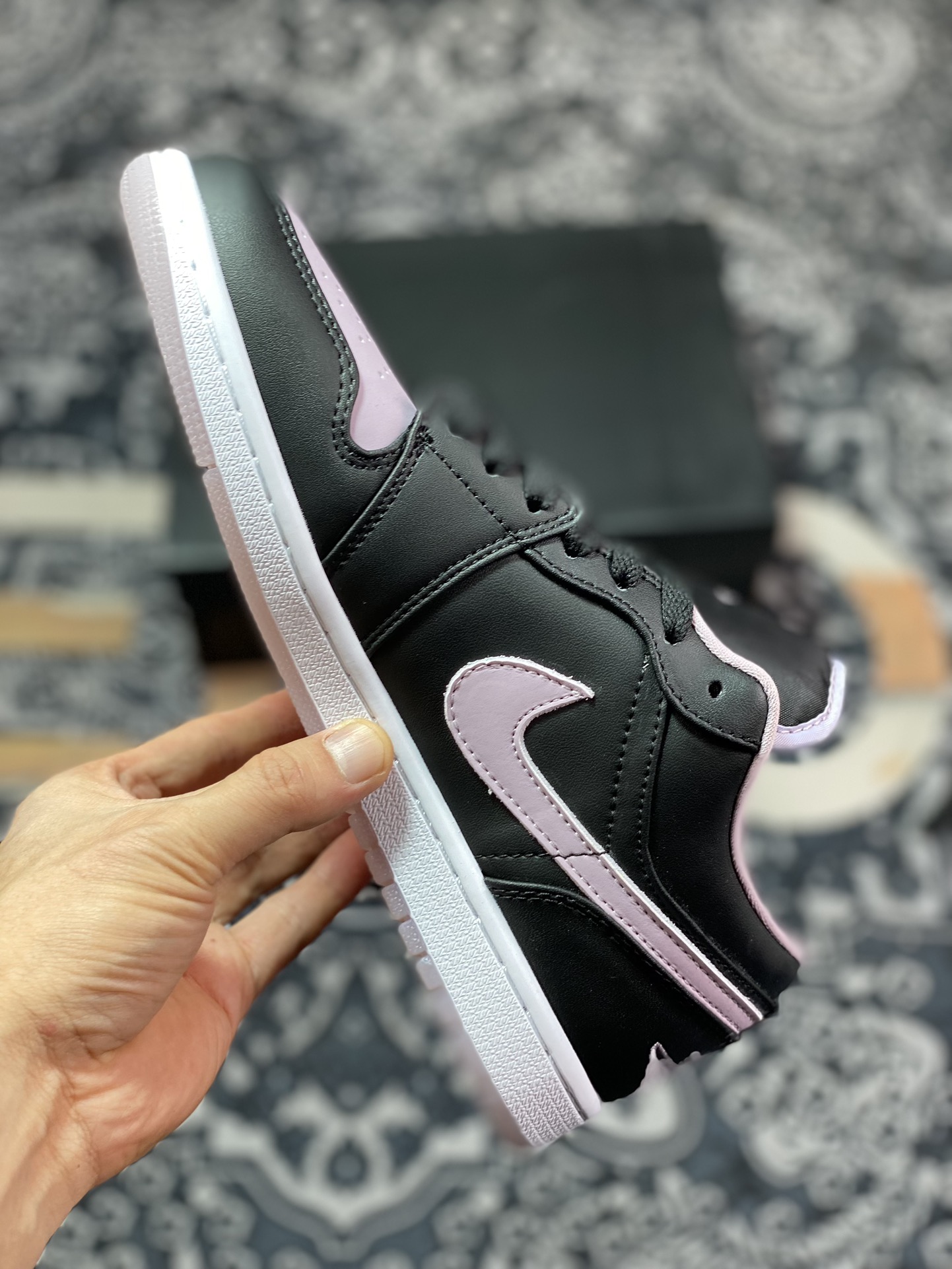 200 Air Jordan 1 Low 黑紫 AJ1低帮休闲板鞋 DV1309-051