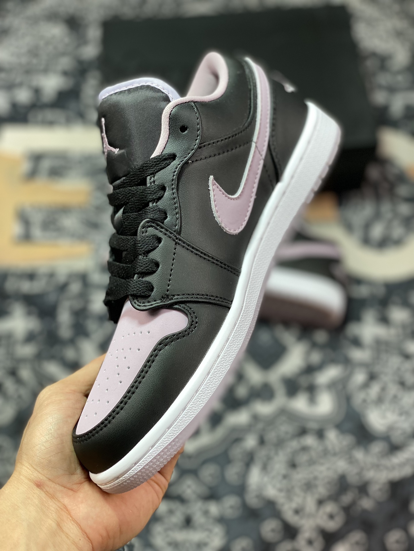 200 Air Jordan 1 Low 黑紫 AJ1低帮休闲板鞋 DV1309-051