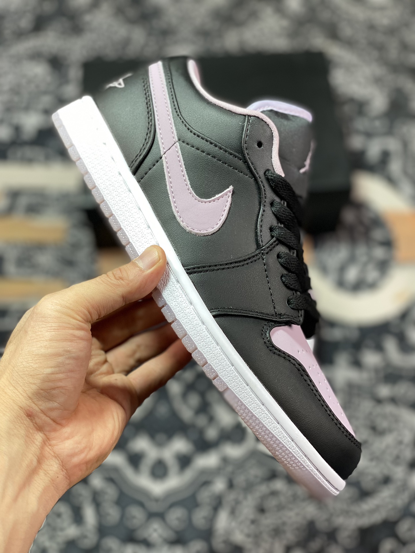 200 Air Jordan 1 Low 黑紫 AJ1低帮休闲板鞋 DV1309-051