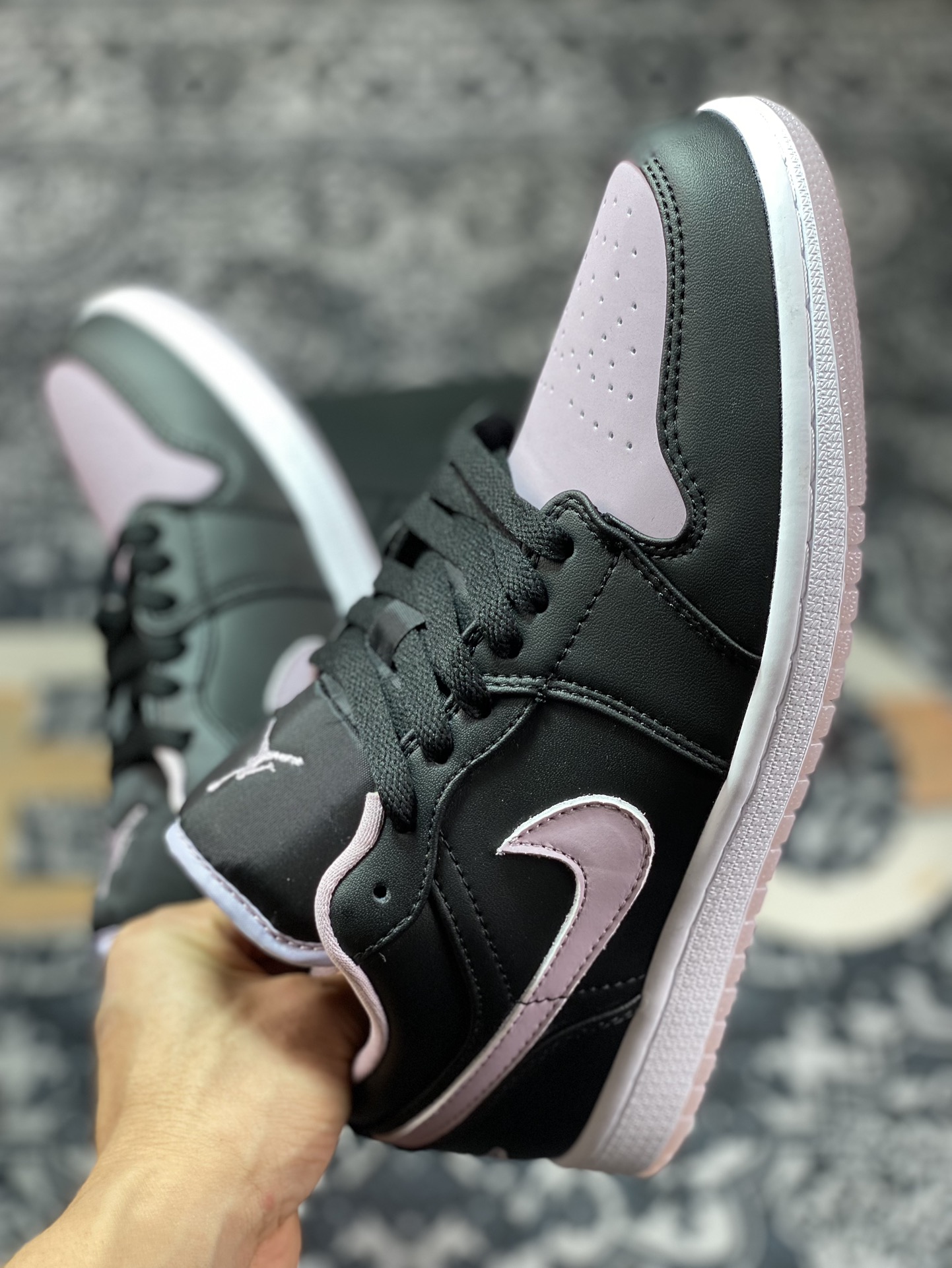 200 Air Jordan 1 Low 黑紫 AJ1低帮休闲板鞋 DV1309-051