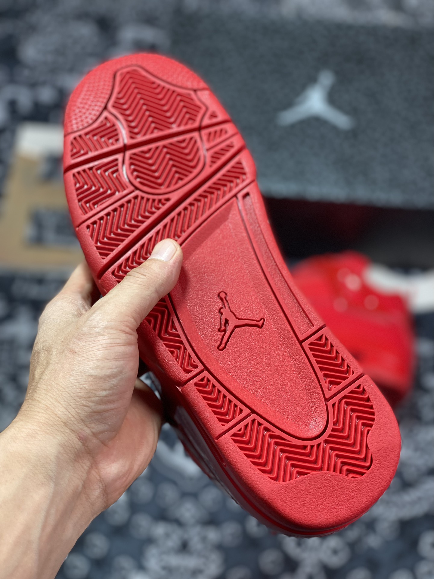 380 Air Jordan 4 ” 11Lab4 Red ” AJ4乔4 红漆皮 文化篮球鞋 719864-600