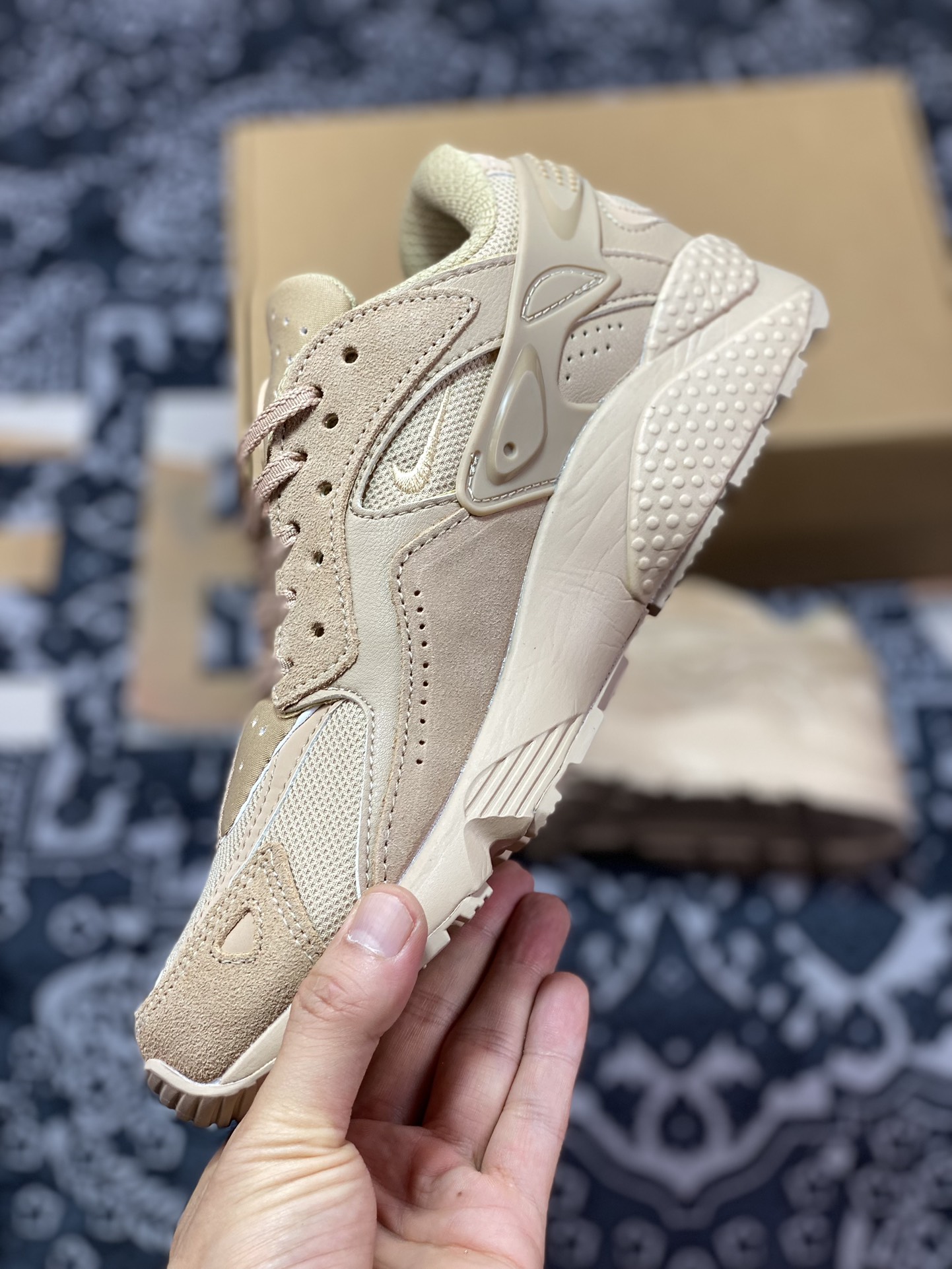 200 耐克Nike Air Huarache Runner”Wheat/Gold”华莱士赛跑慢跑鞋“麦黄金”DZ3306-200