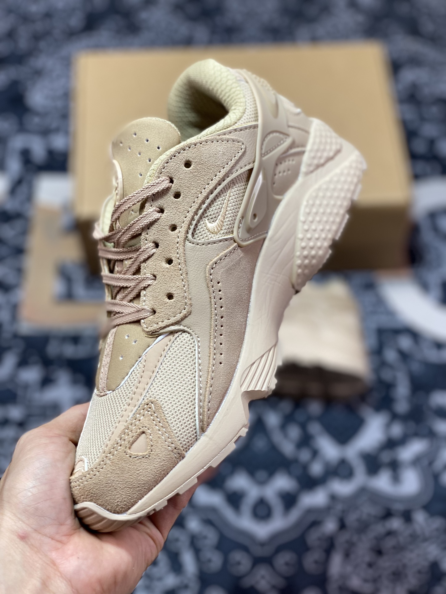 200 耐克Nike Air Huarache Runner”Wheat/Gold”华莱士赛跑慢跑鞋“麦黄金”DZ3306-200