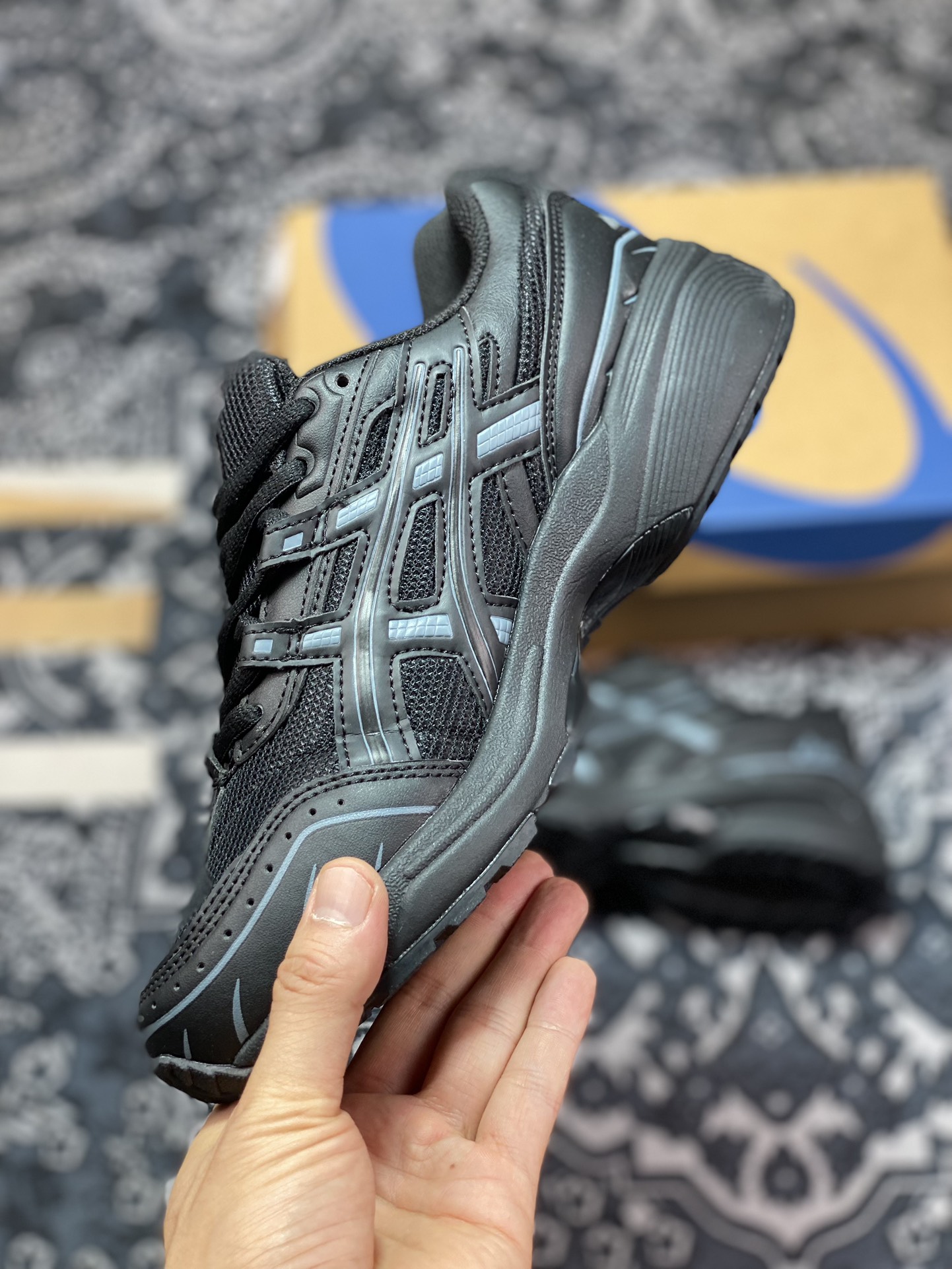 180 Asics Gel-1090 黑色 亚瑟士复古时尚运动休闲鞋 1201AS2875-001