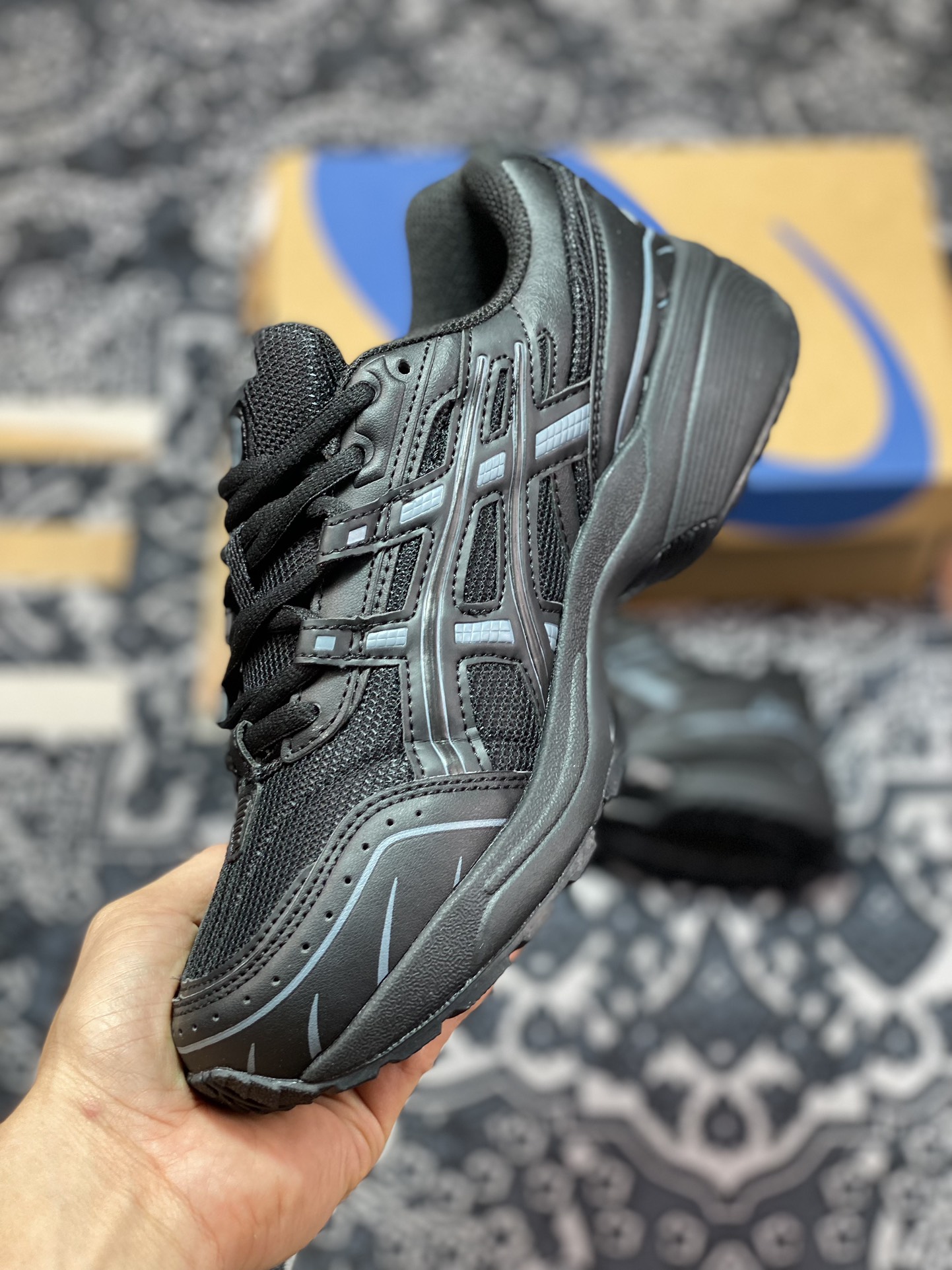 180 Asics Gel-1090 黑色 亚瑟士复古时尚运动休闲鞋 1201AS2875-001