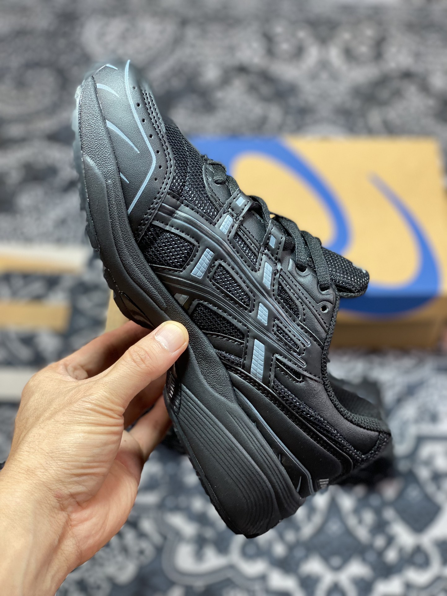 180 Asics Gel-1090 黑色 亚瑟士复古时尚运动休闲鞋 1201AS2875-001