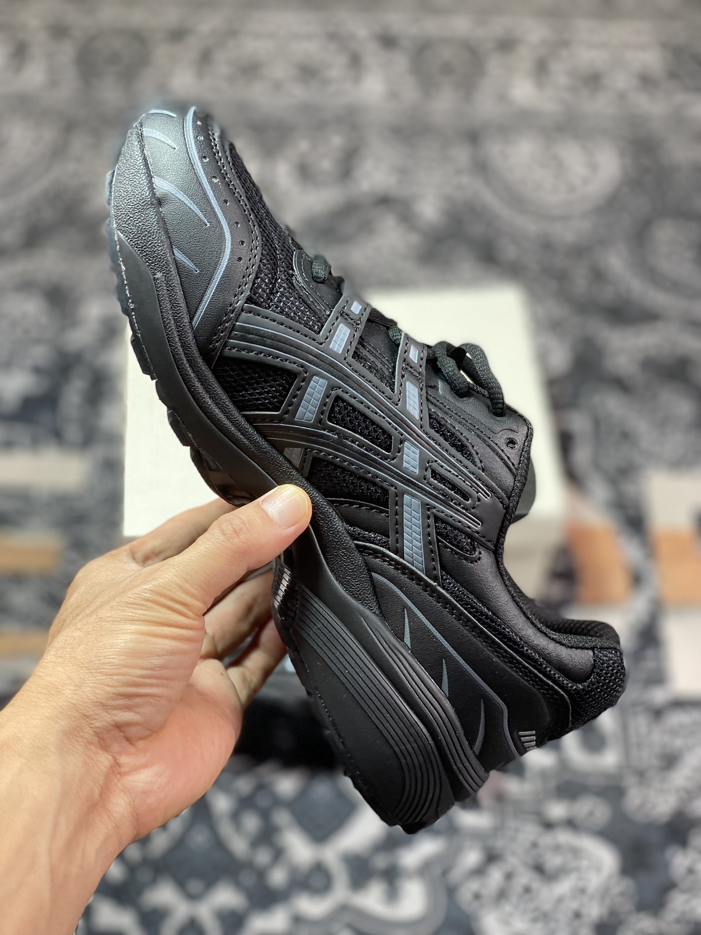 180 Asics Gel-1090 黑色 亚瑟士复古时尚运动休闲鞋  1021A275-001