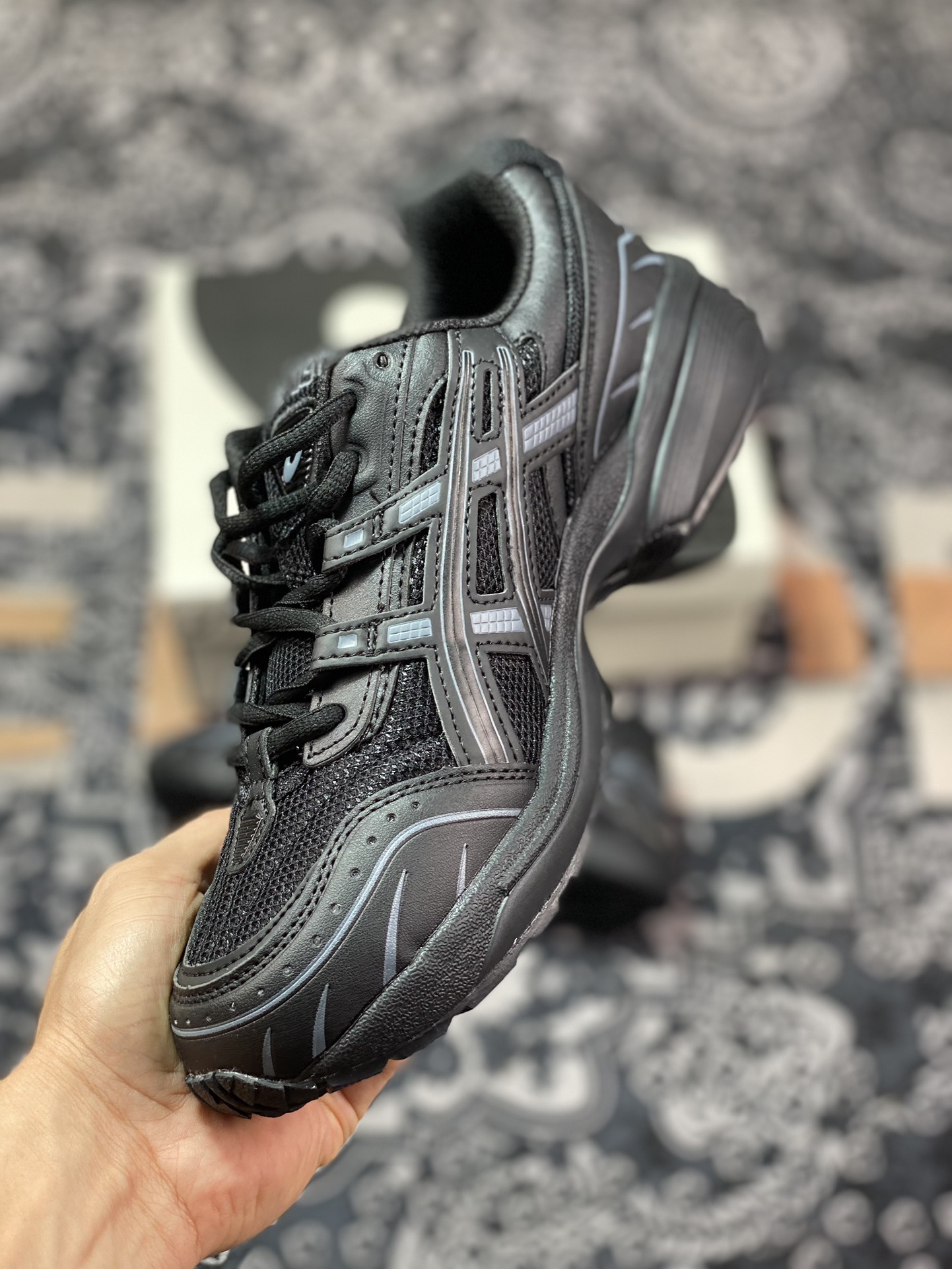 180 Asics Gel-1090 黑色 亚瑟士复古时尚运动休闲鞋  1021A275-001