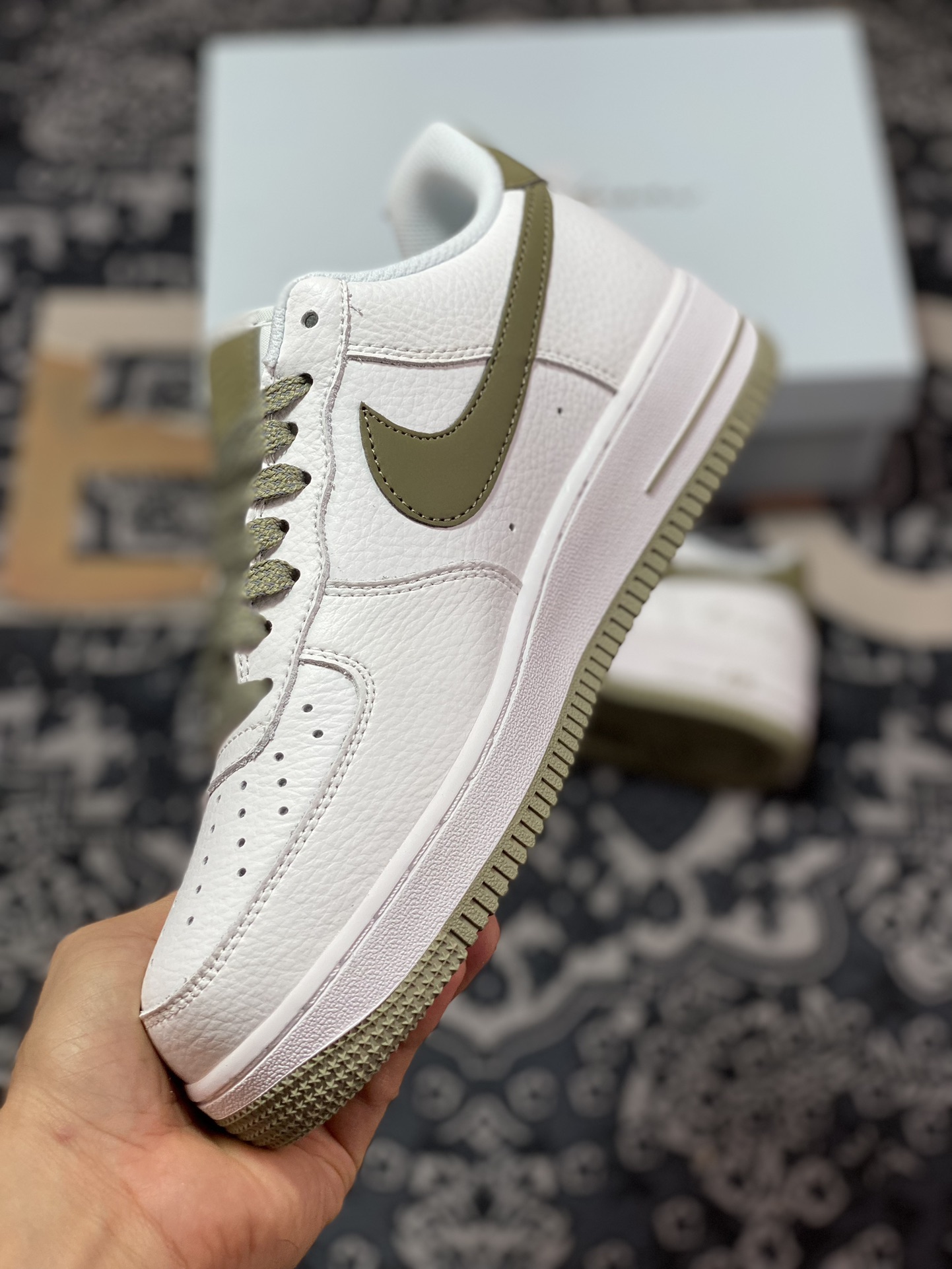 240 NOCTA x Nike Air Force 1 Low”Certified Lover Boy”空军一号板鞋“痴情男孩白军绿反光”L01718-062