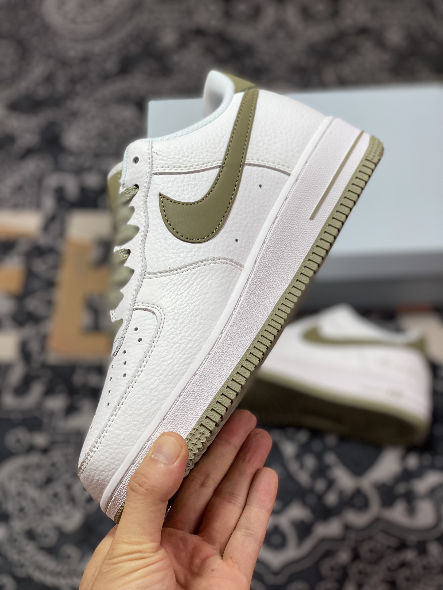 240 NOCTA x Nike Air Force 1 Low”Certified Lover Boy”空军一号板鞋“痴情男孩白军绿反光”L01718-062