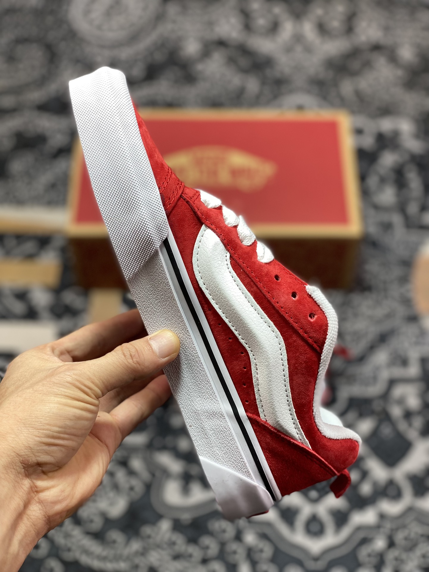 170  Vans Classics Knu Skool 面包鞋 2023肥胖版 经典红色面包鞋